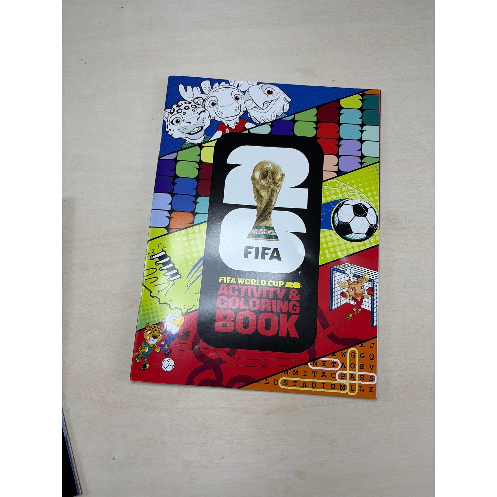 FIFA World Cup 26 Official Activity & Coloring Book Soccer Souvenir New