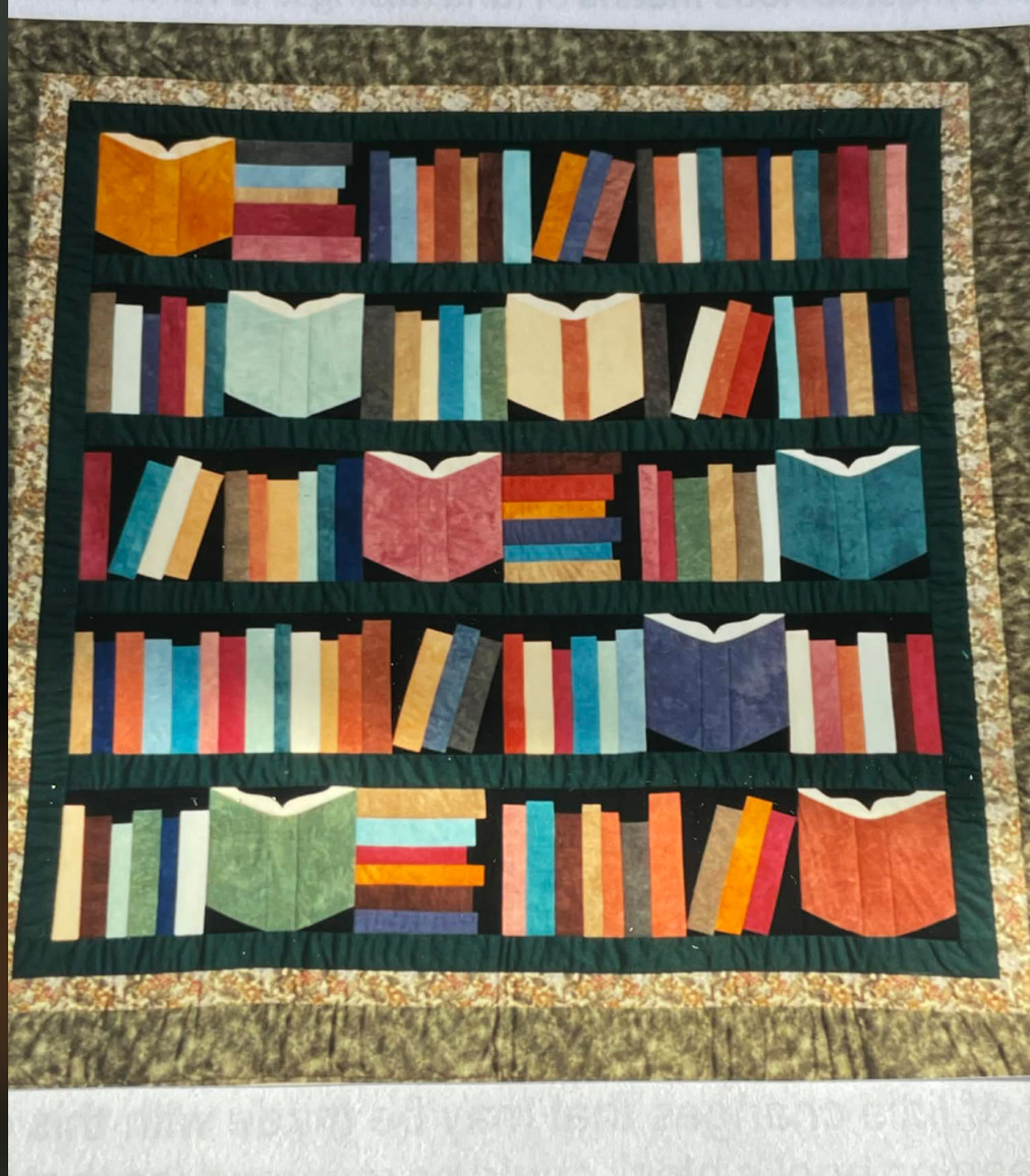 Library Quilt Books Art Pattern Ruth Heyser Pine Country Crafts Booklet