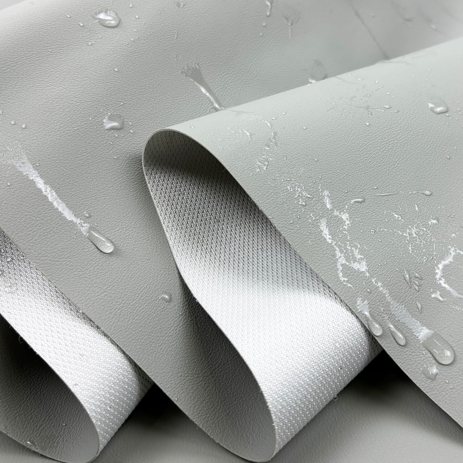 Marine Vinyl Fabric 0.8mm Thick Water/Tear Resist Synthetic Leather upholstery