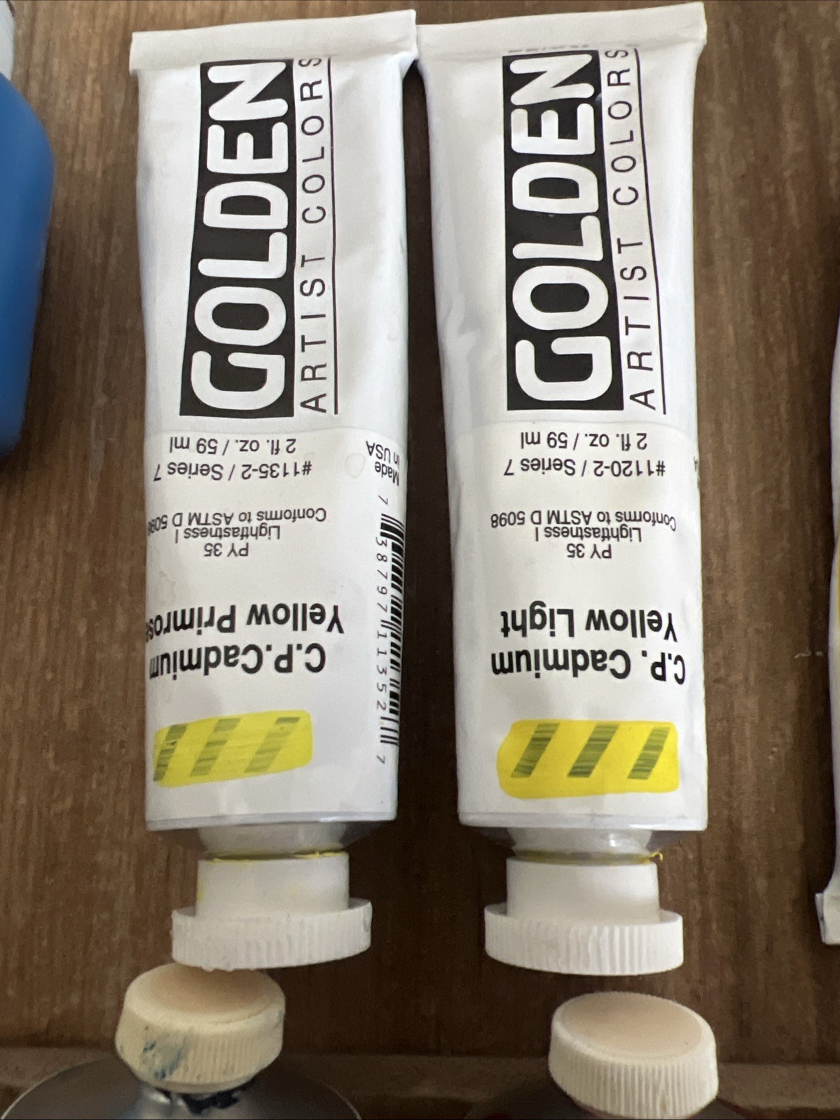 13pc Academy Acrylic Paint Winsor & Newton Golden Artist Colors Liquitex Lot Z5