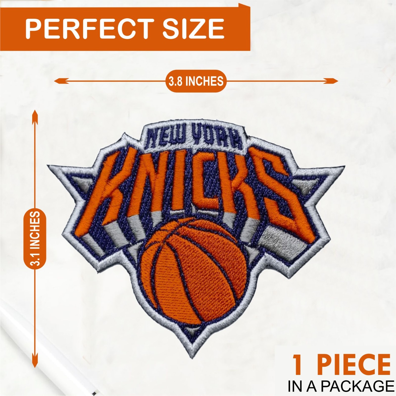 New York Knicks NBA Basketball Team Logo Iron On Patch-Sew Patch-Embroidered