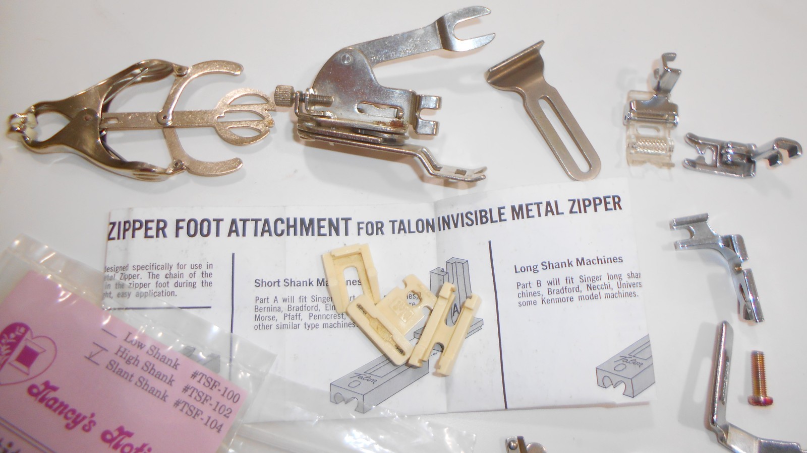 Bulk Lot Collection Sewing Machine Tools- Attachment Feet- Etc. UNKNOWN BRANDS