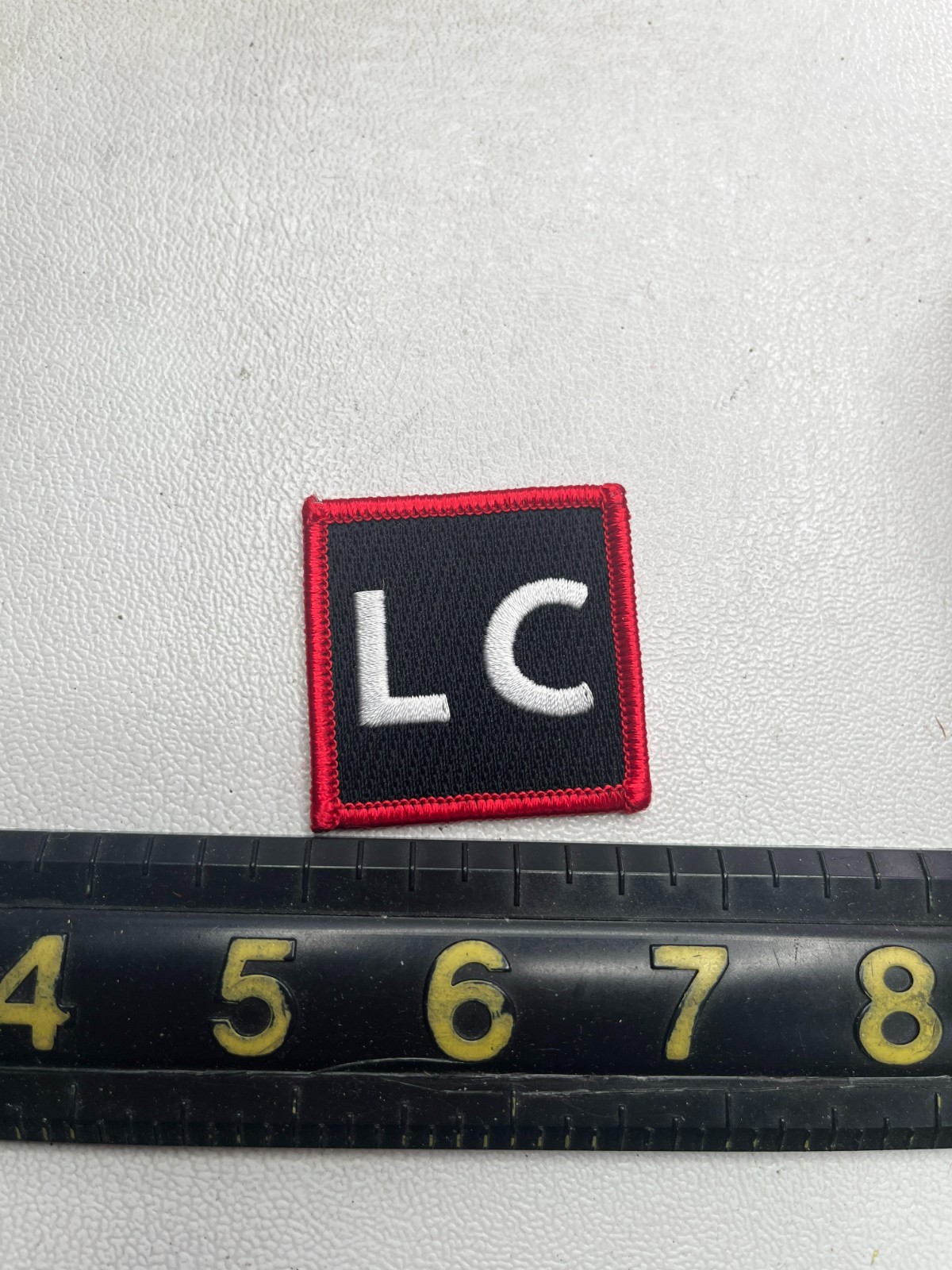 Unknown Letter Initials L C LC Patch T211