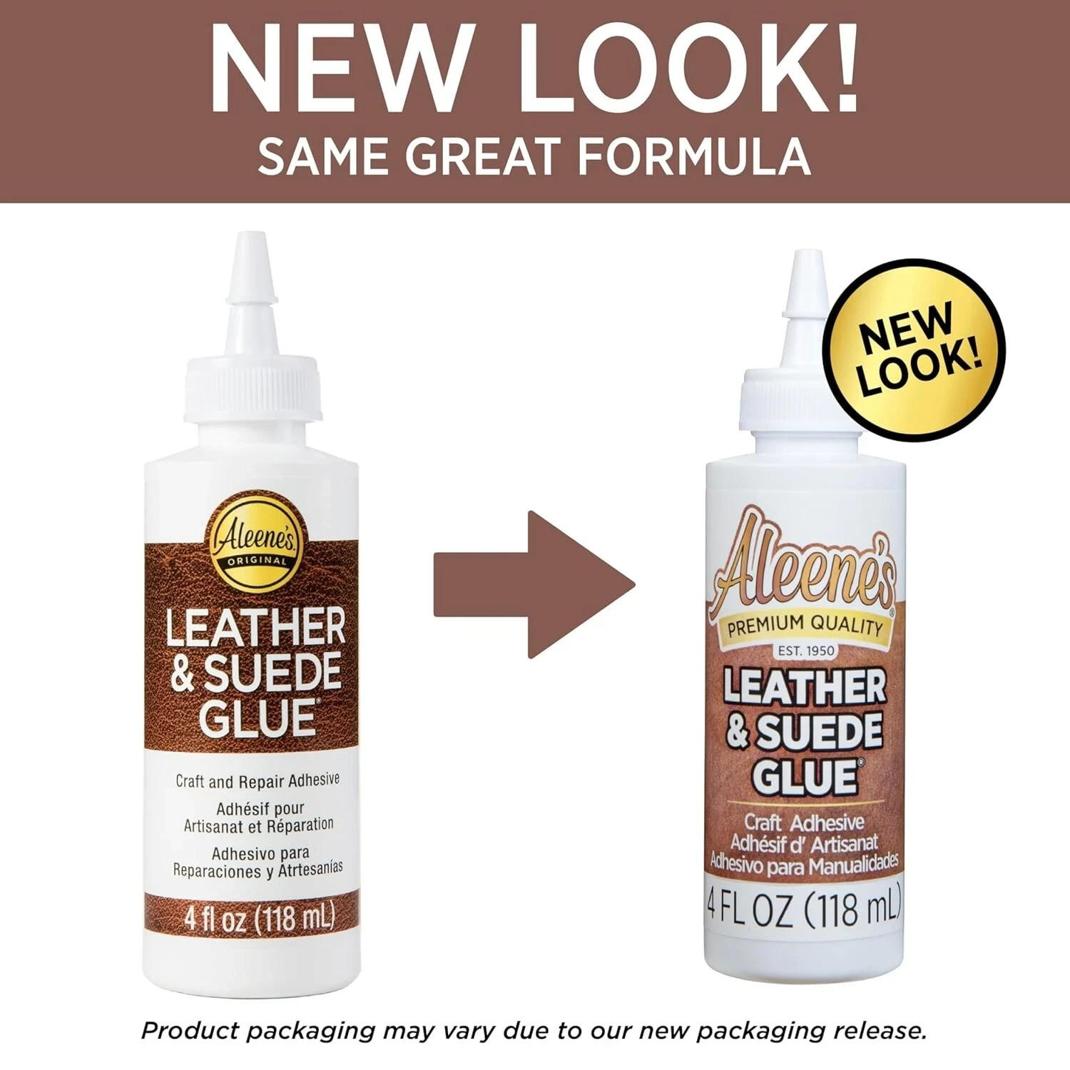 Aleene’s 15594 Leather & Suede Glue 4oz Strong Adhesive for Shoes, Bags, Crafts