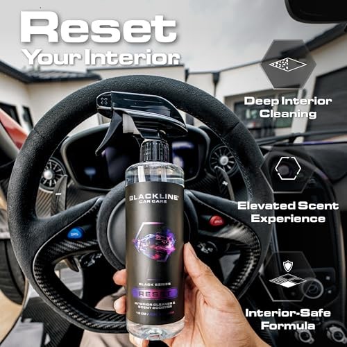 Luxury Scented Leather Interior Car Cleaner 16 Fl Oz (Pack of 1) Dark Ice