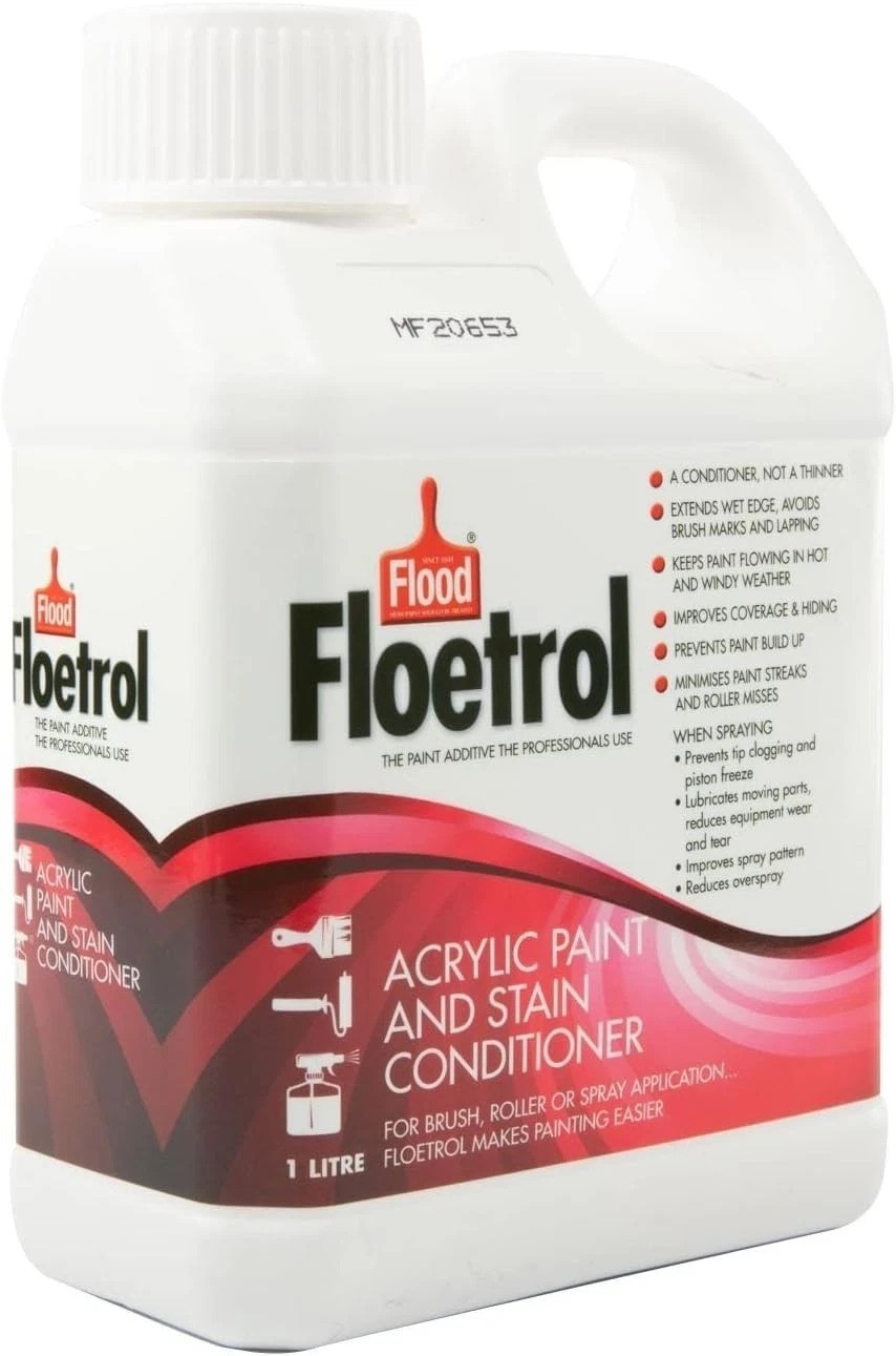 Floetrol Acrylic Paint Additive 1L – Australian Made, Superior Flow, Stain Co…
