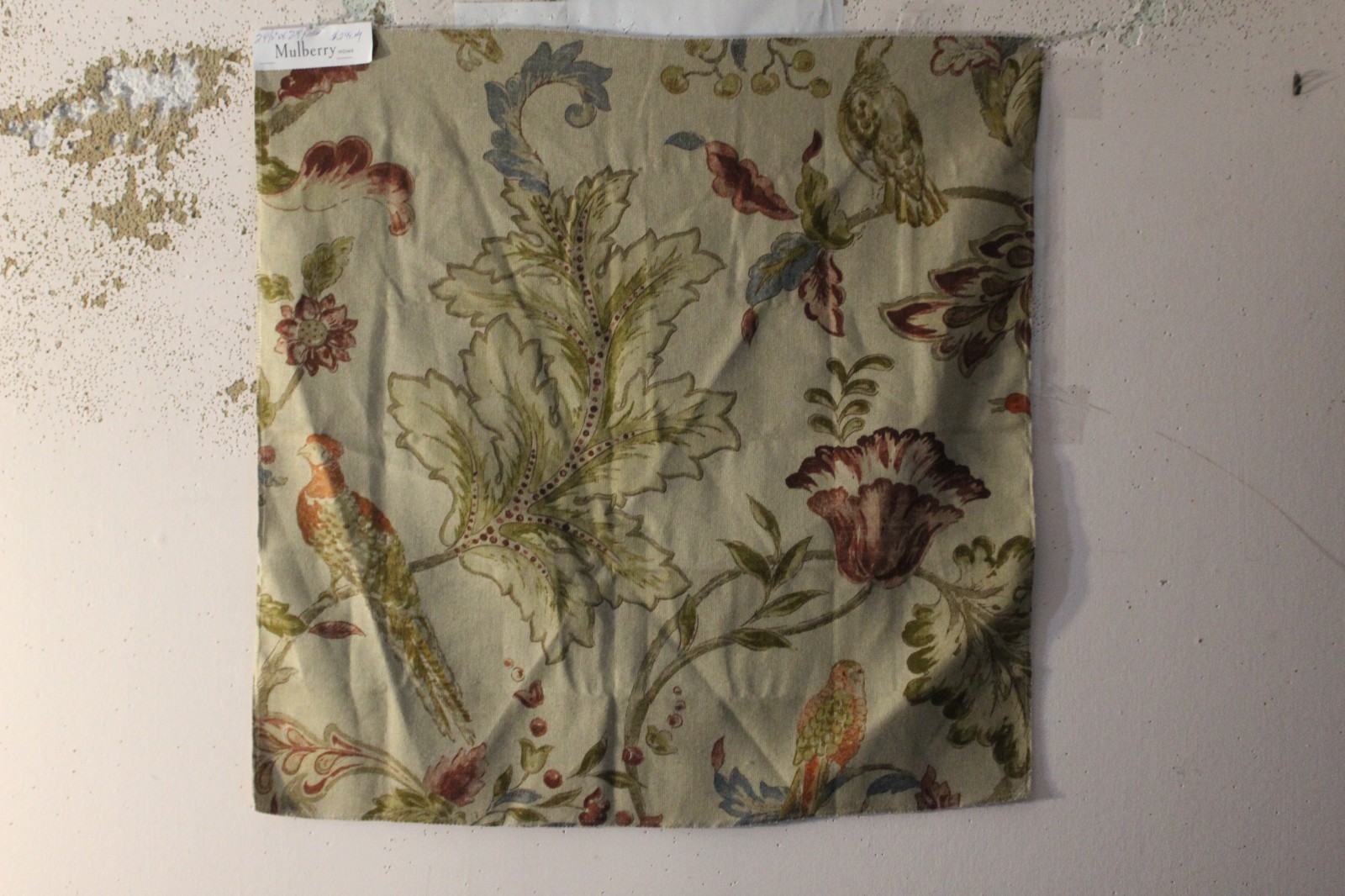 Mulberry Home Early Birds Floral with Birds Various Sizes and Colors