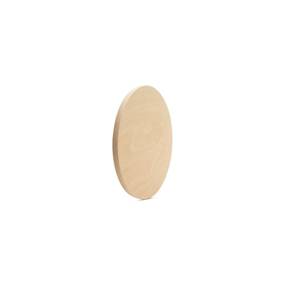 Wood Circle Disc 4 inch Diameter, 1/2 inch Thick, Birch Plywood, Pack of 10 U…