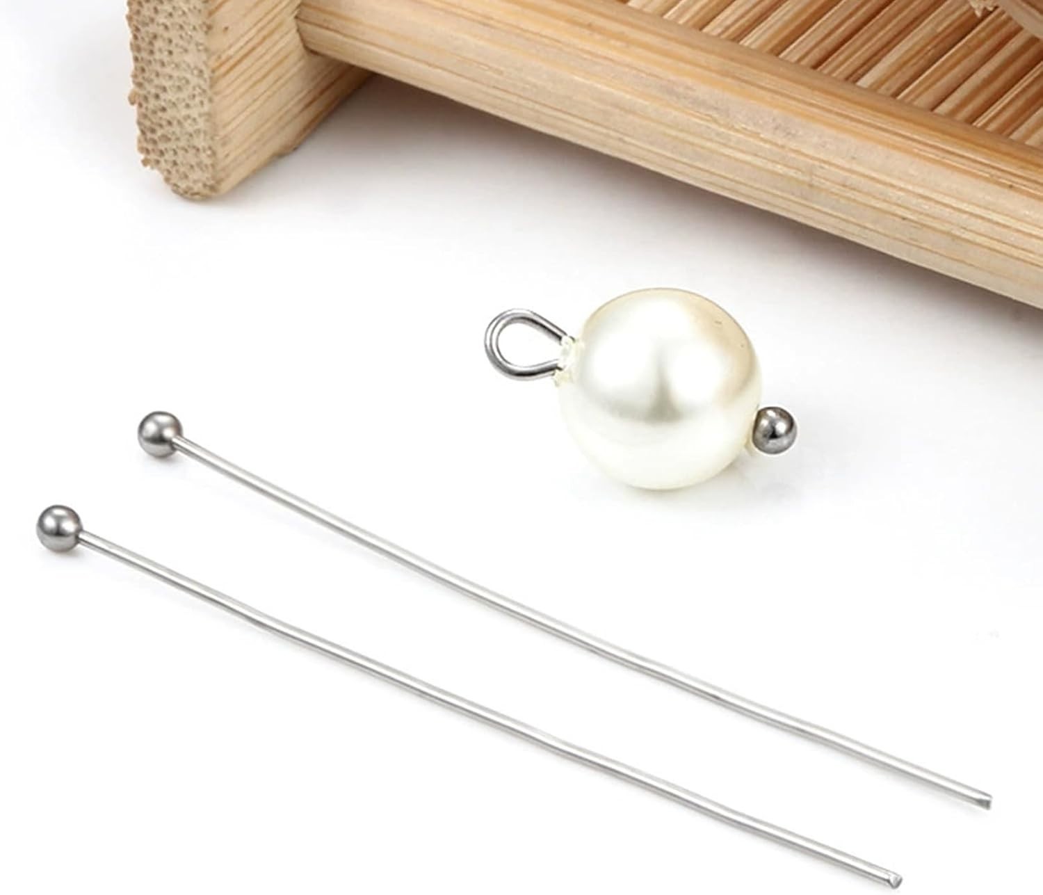 Silver Plated Quality Brass Ball Head Pins for Jewelry Making, Earrings – Hypoal