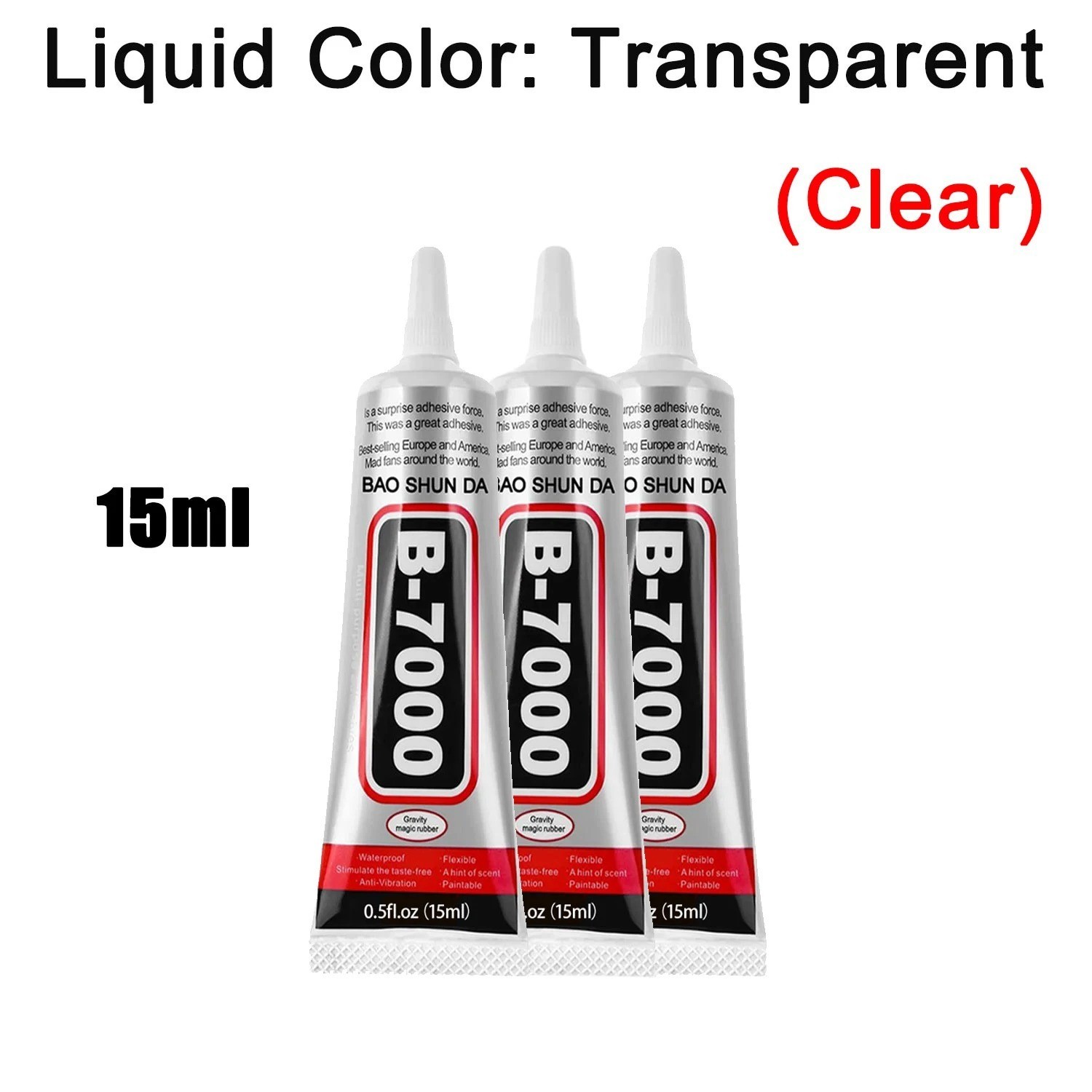 B-7000 T-7000 Clear Adhesive Glue 15/50/110ML – Phone Repair DIY Glass PlasticB