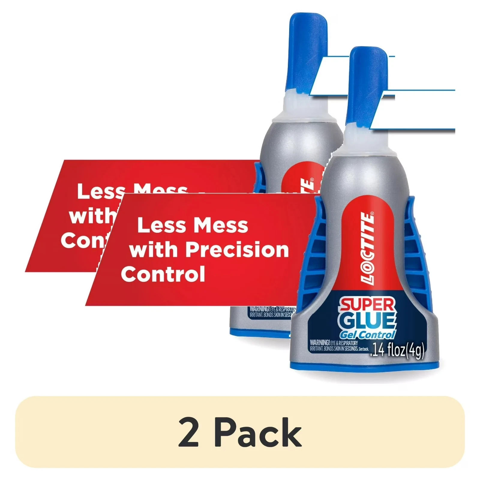 Loctite Super Glue Ultra Gel Control, 0.14 Fl Oz, 1, Bottle 2 pack