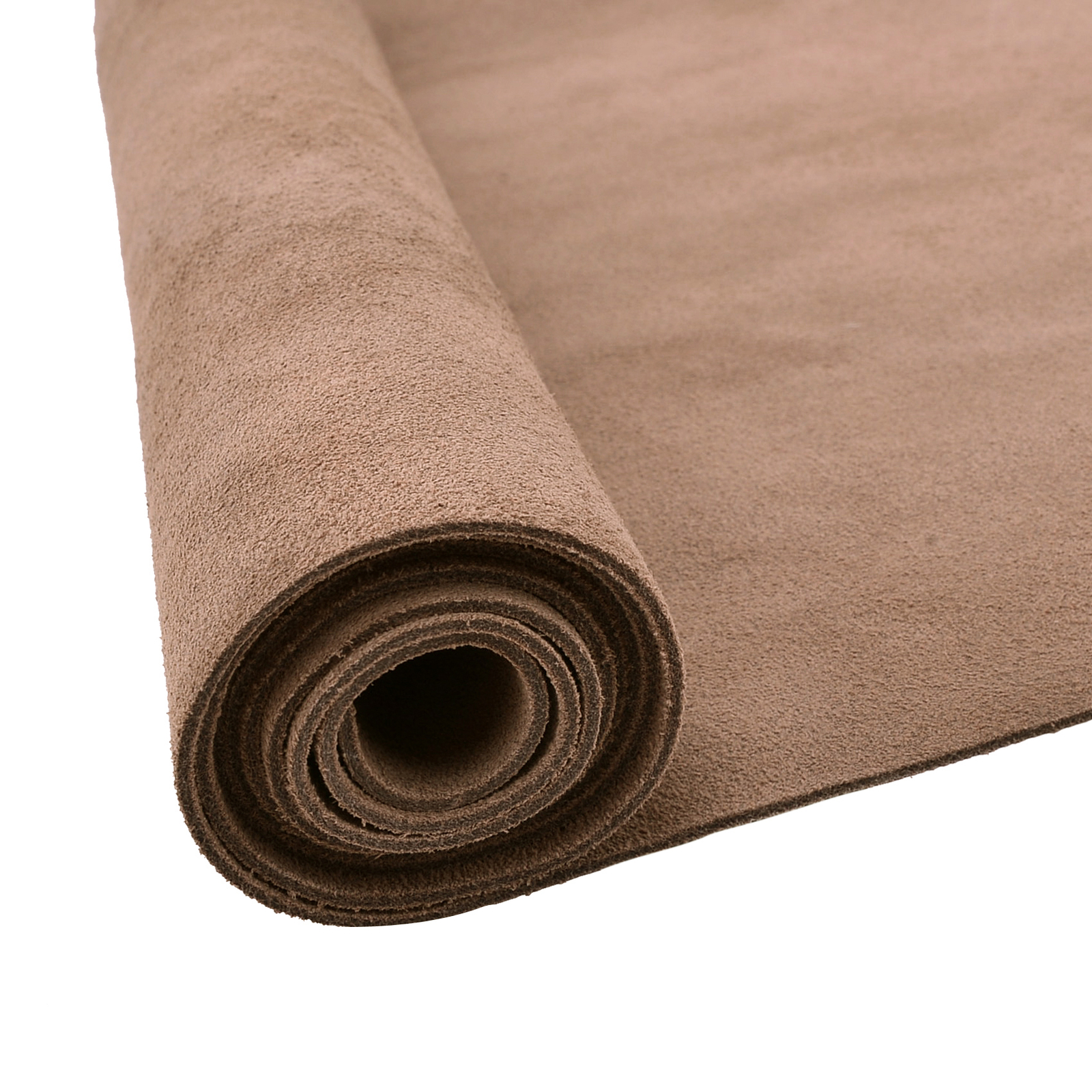 Soft Suede Leather Pieces Cow Hide Premium Split Leather 5/6oz Black & Brown