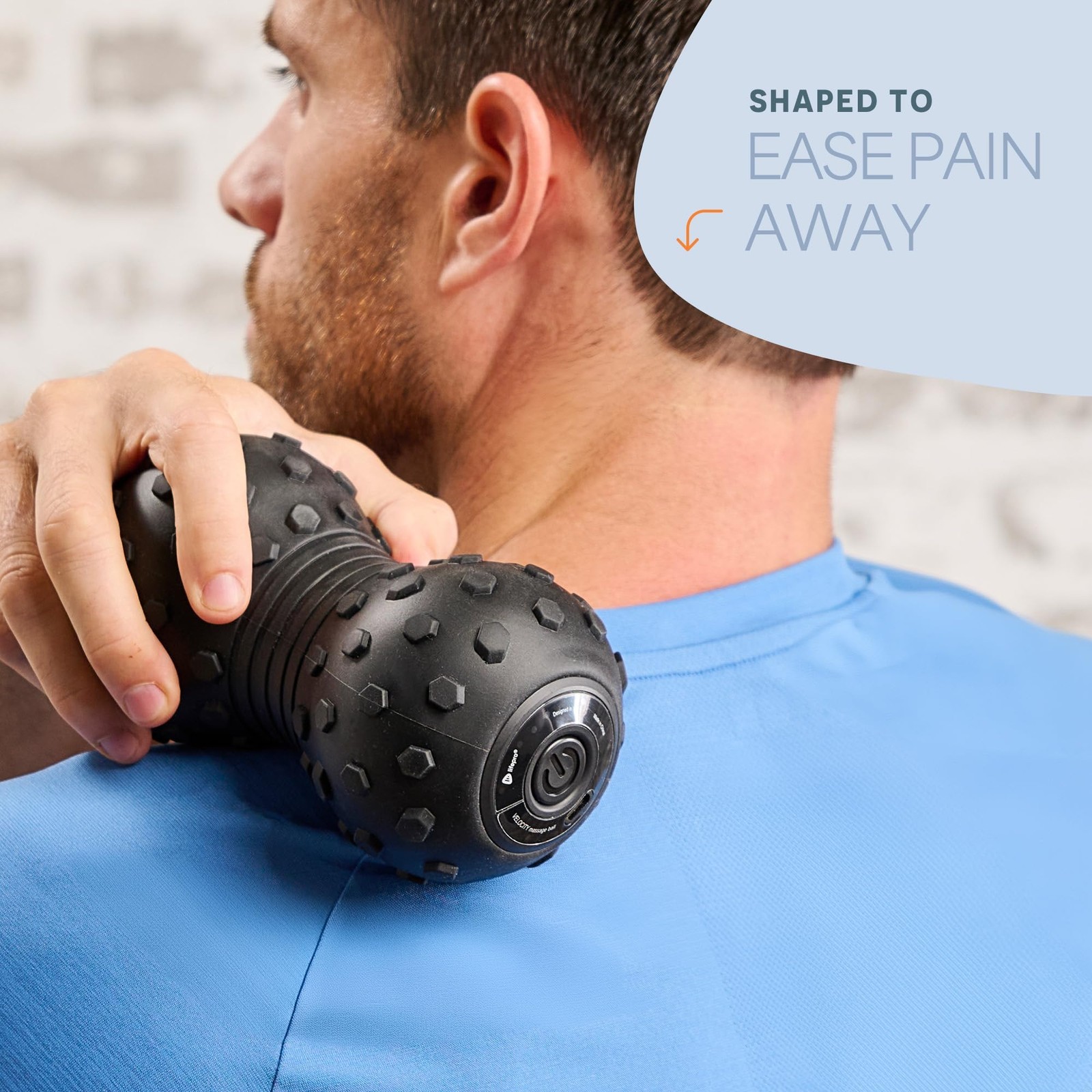 5-Speed Vibrating Massage Ball – Peanut Massager and Vibrating Foam Roll APL