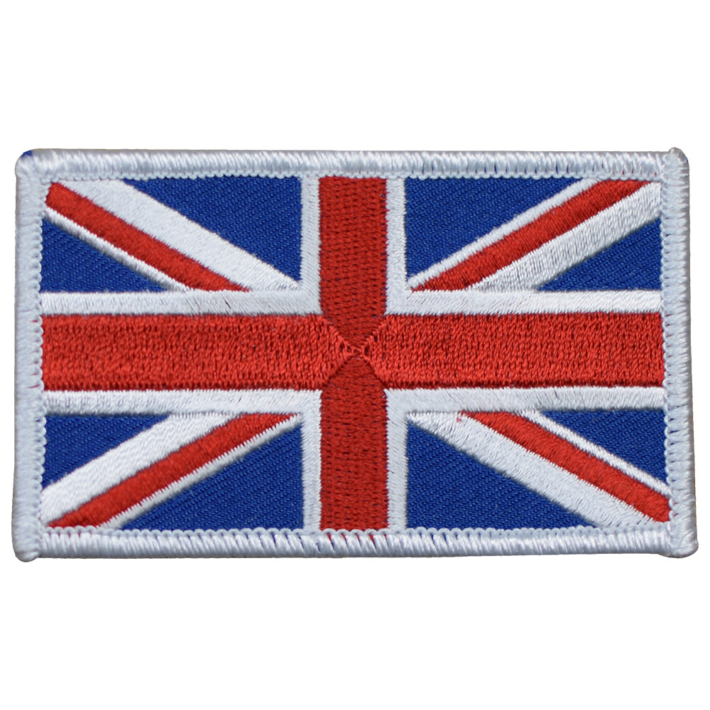 Great Britain Applique Patch – GB Flag, UK Badge 3″ (Iron on)