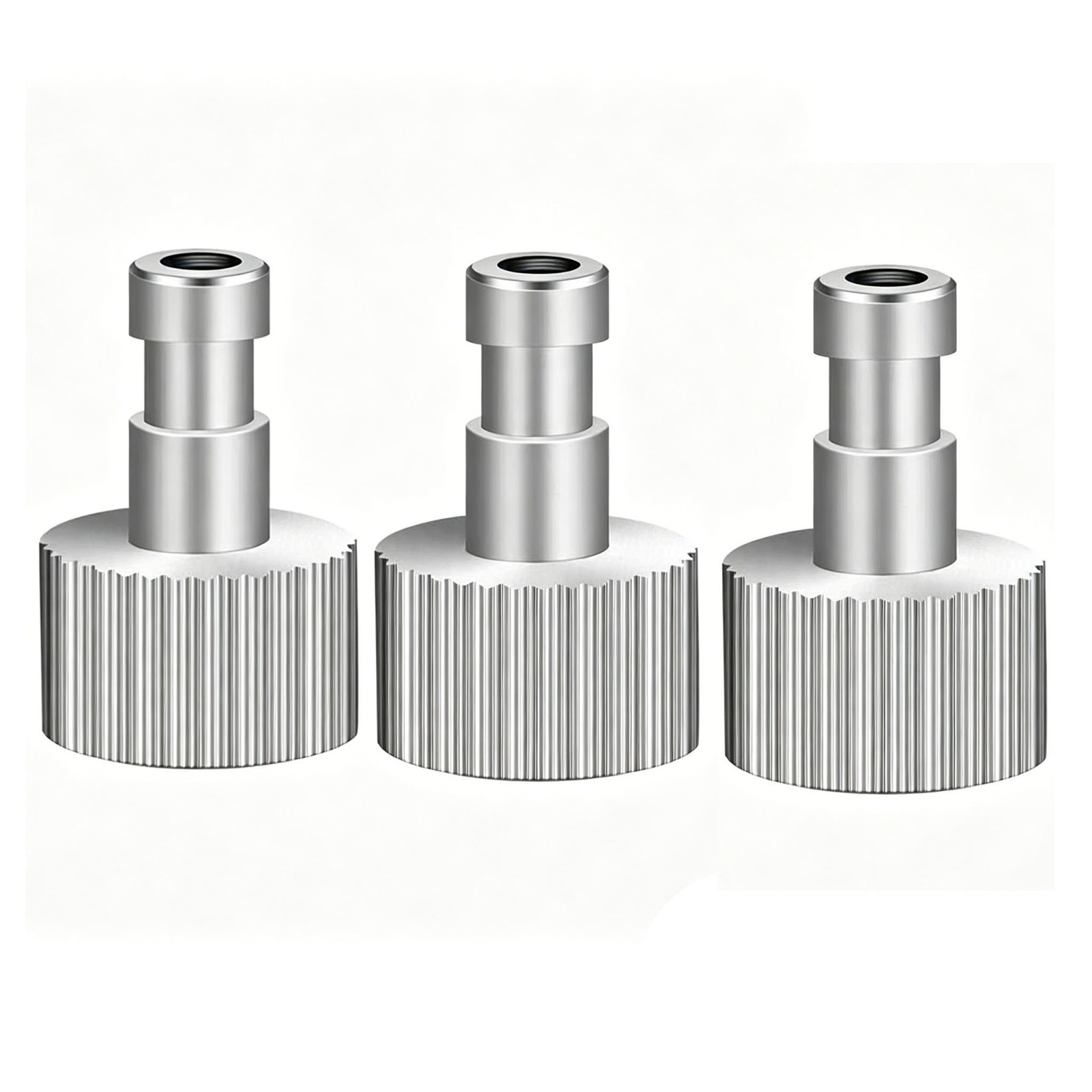 3Pcs 1/8 Air Brush Connector Adapter Quick Connect Fitting for Air Hose – Red