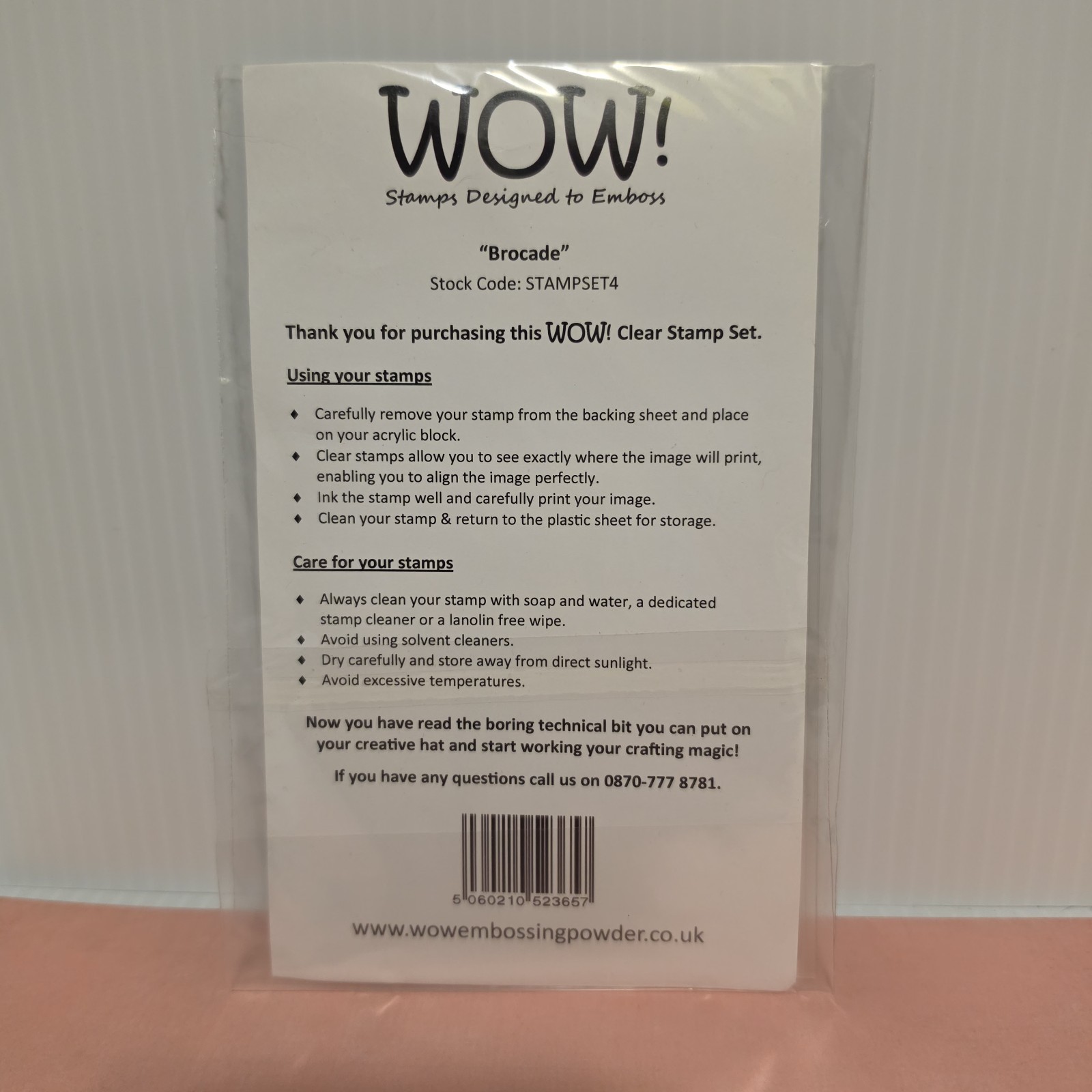 WOW! Clear Stamp BROCADE