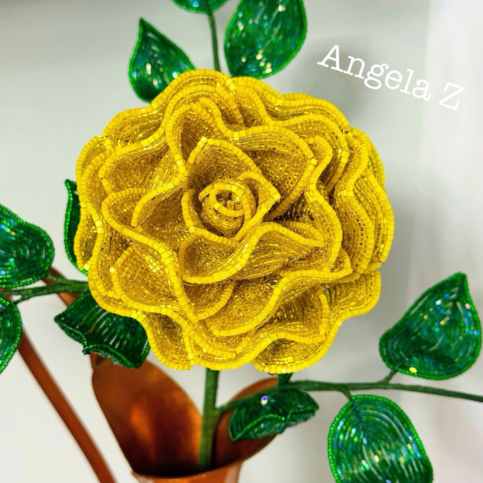 Beaded Rose