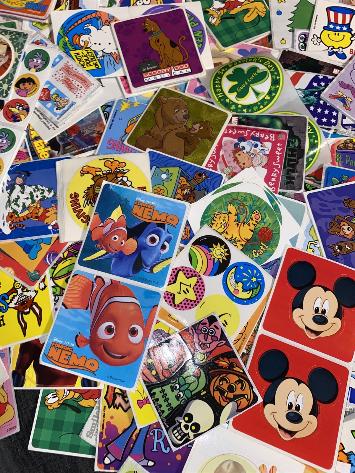 Vtg/Modern Sticker Club Doctor Office Stickers Random Surprise Lot Happy Mail
