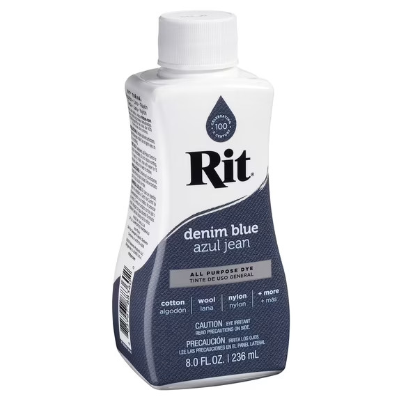 (4-pack) Rit All-Purpose Liquid Dye, Denim Blue, 8 fl oz