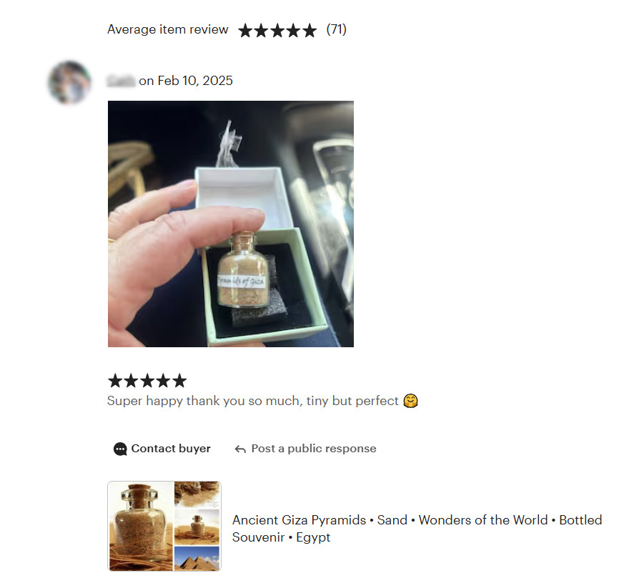 𓂀 Ancient Pyramids Of Giza 𓁈 Bottled Sand 𓅊 Egypt 𓁢 Gift 𓋹 Souvenir 𓂀