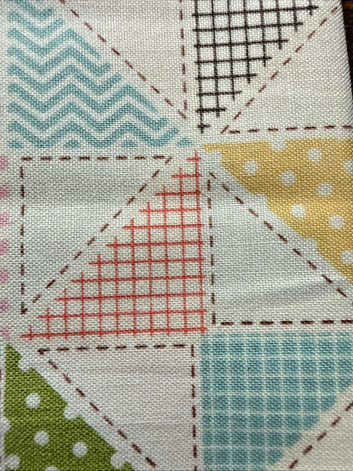 Stampin’ Up! TEA FOR TWO Designer Fabric 3 Fat Quarters 18 x 27 NEW