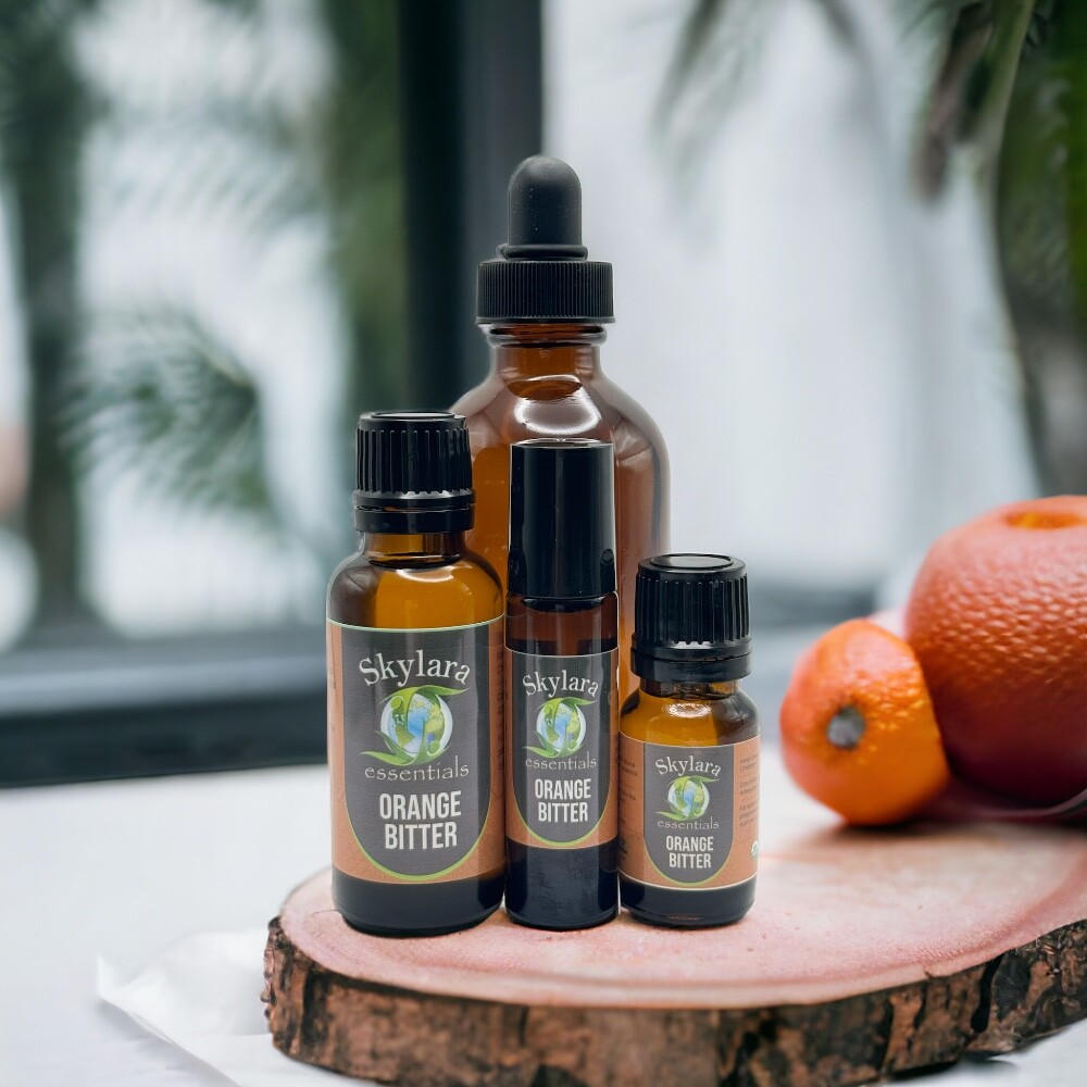 100% Pure Organic Orange Bitter Essential Oil