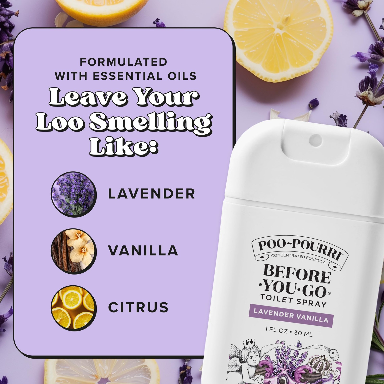 Poo-Pourri Before-You-Go Pocket Toilet Spray, 1 Fl Oz (Pack of 3), Multicolor