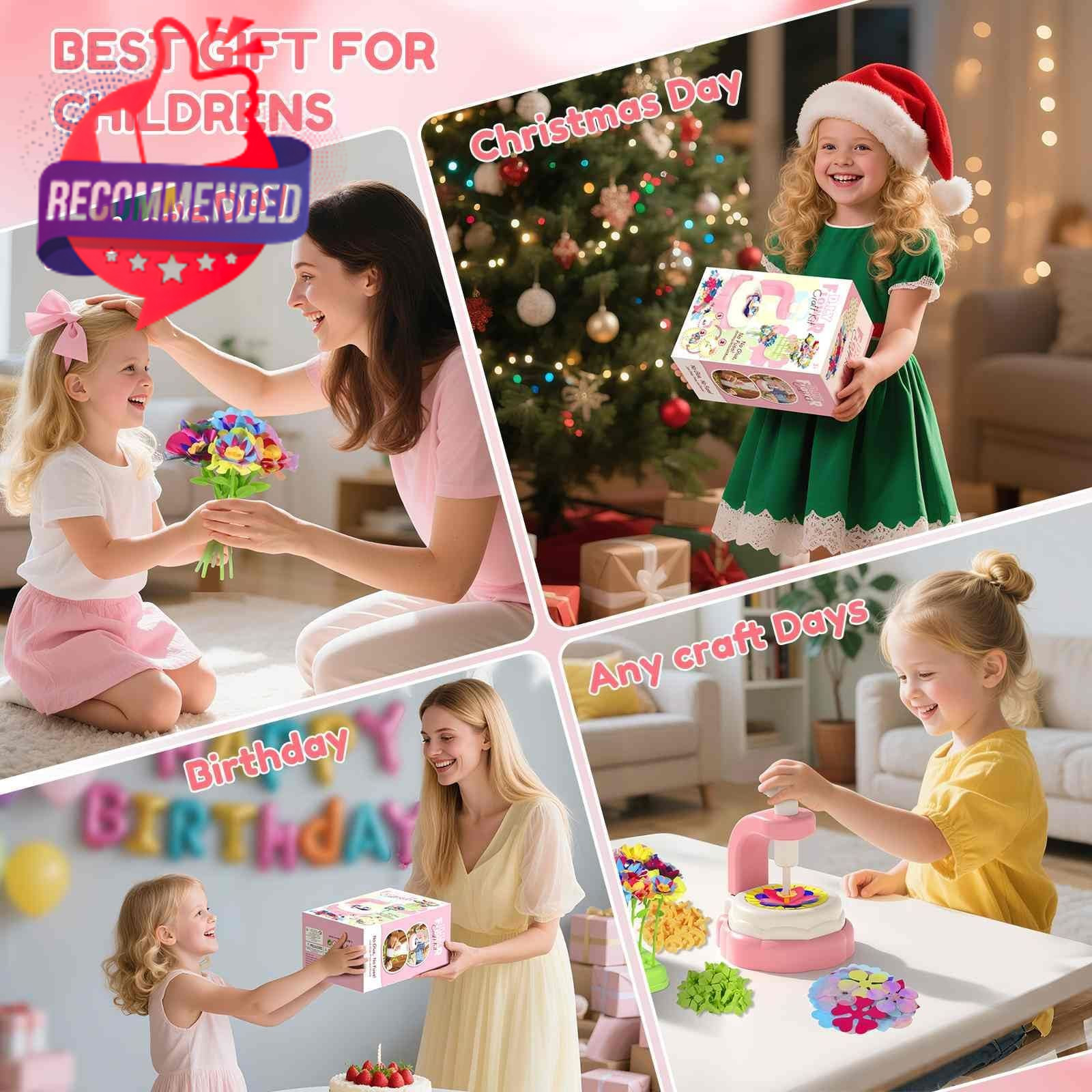 Arts Crafts For Kids Ages 4-8：5 6 7 8 9 10 Year Old Girl Birthday Gift