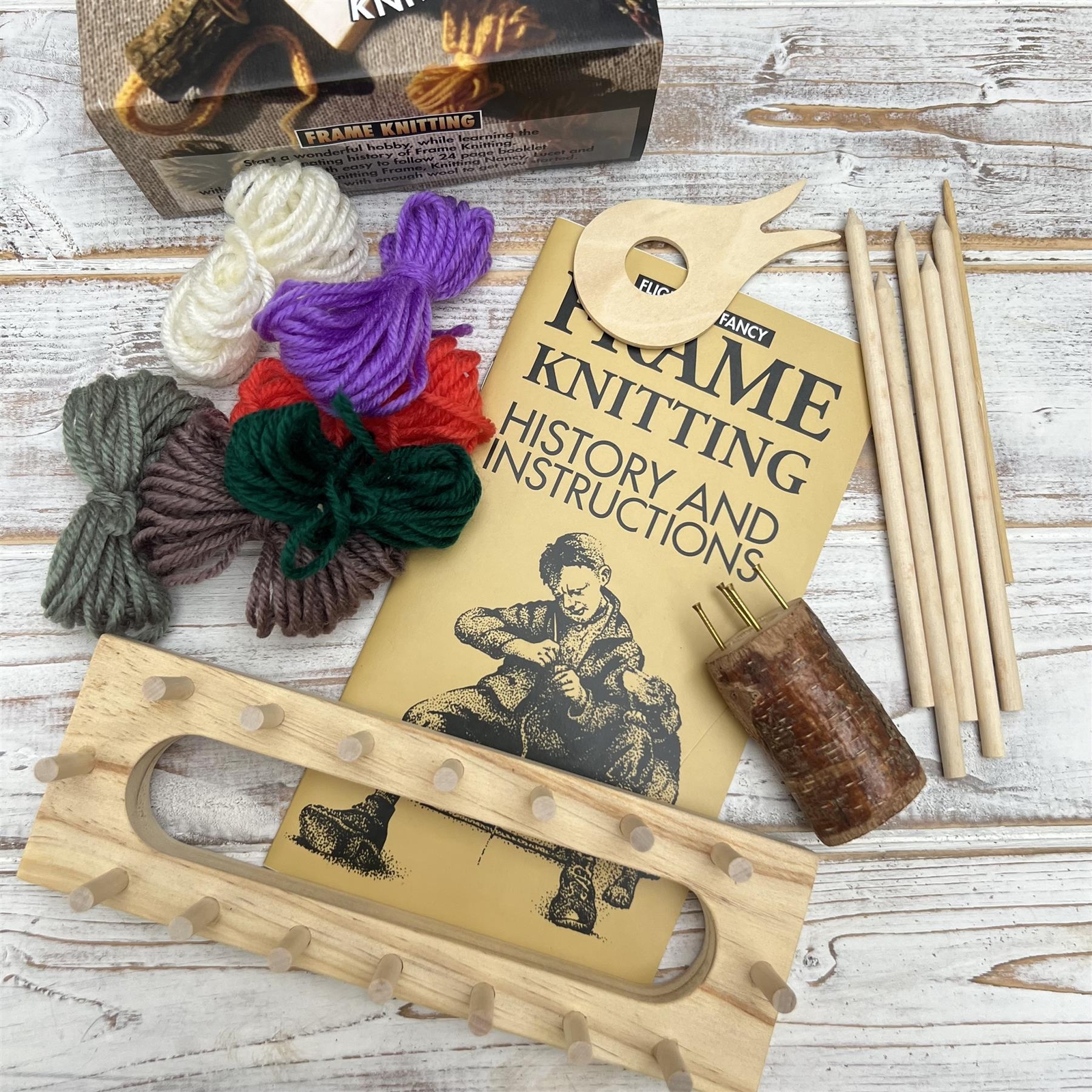 Frame Knitting Creative Kit | Learn Historic Skills