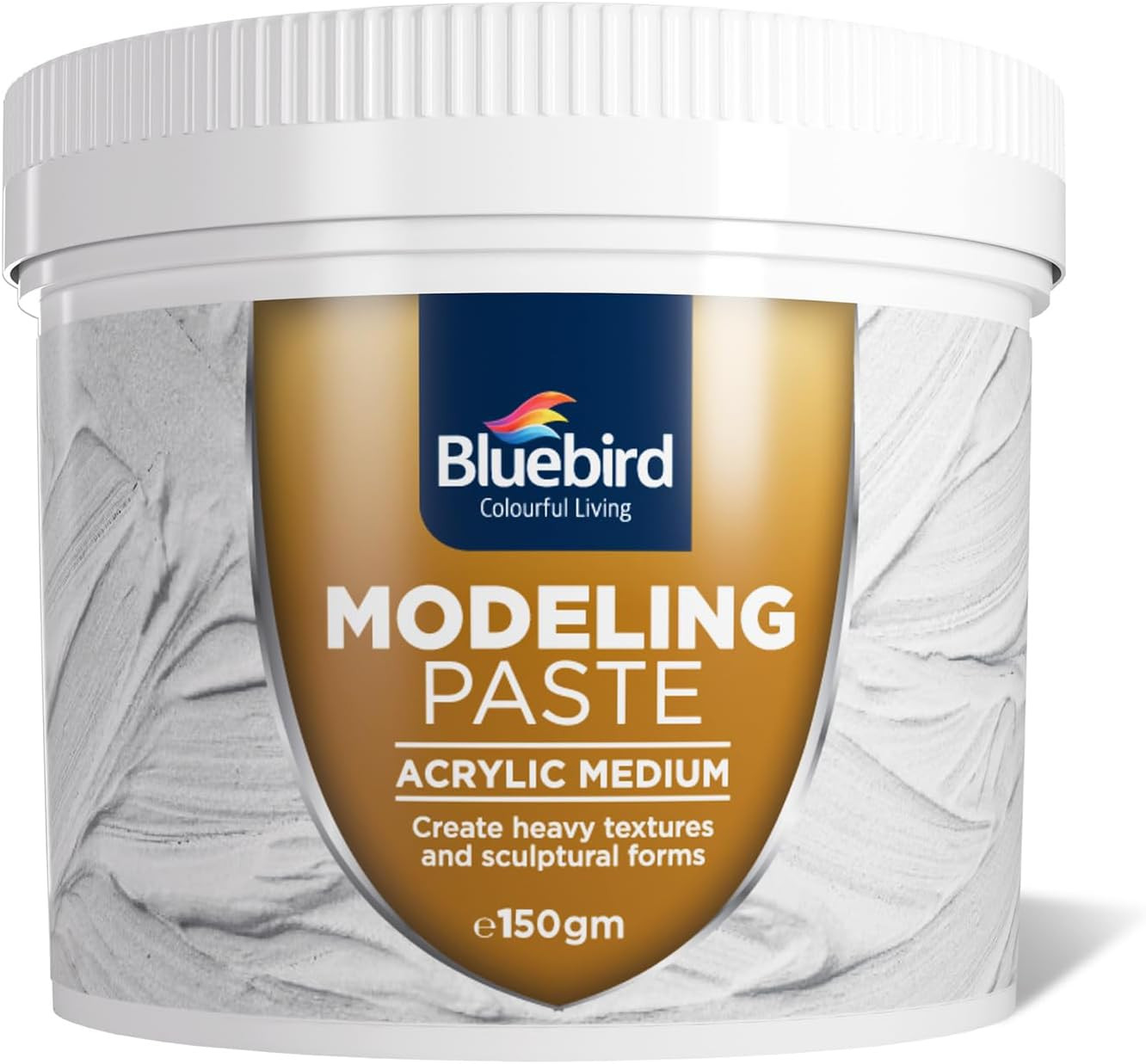 Thick Modeling Paste White 5 3 Oz Acrylic Medium for Texture and Dimension