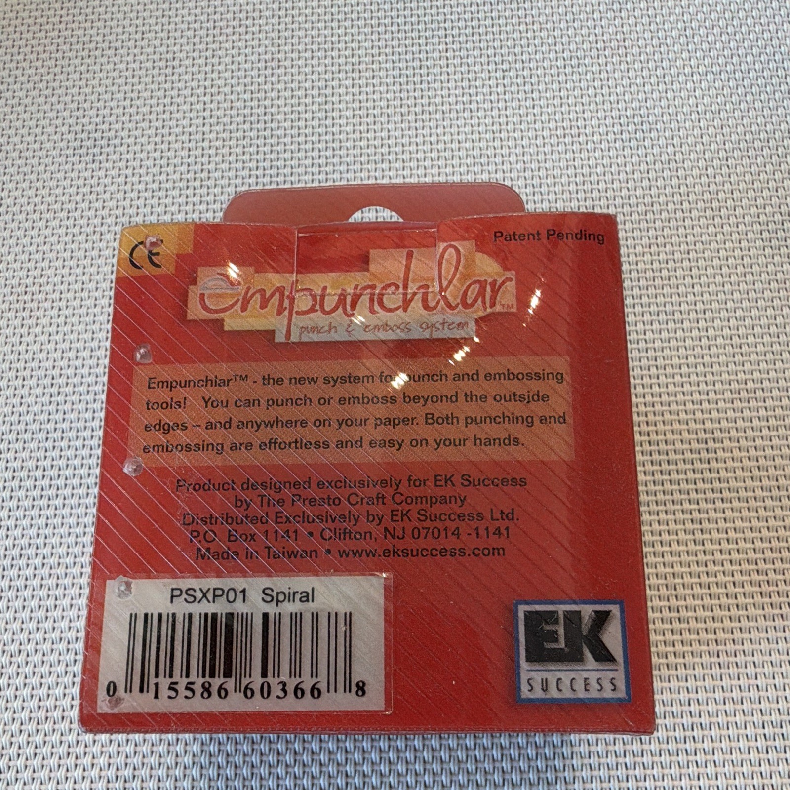 EK Success Empunchlar Spiral Paper Punch & Emboss Insert, Less Than 1″ PSXP01