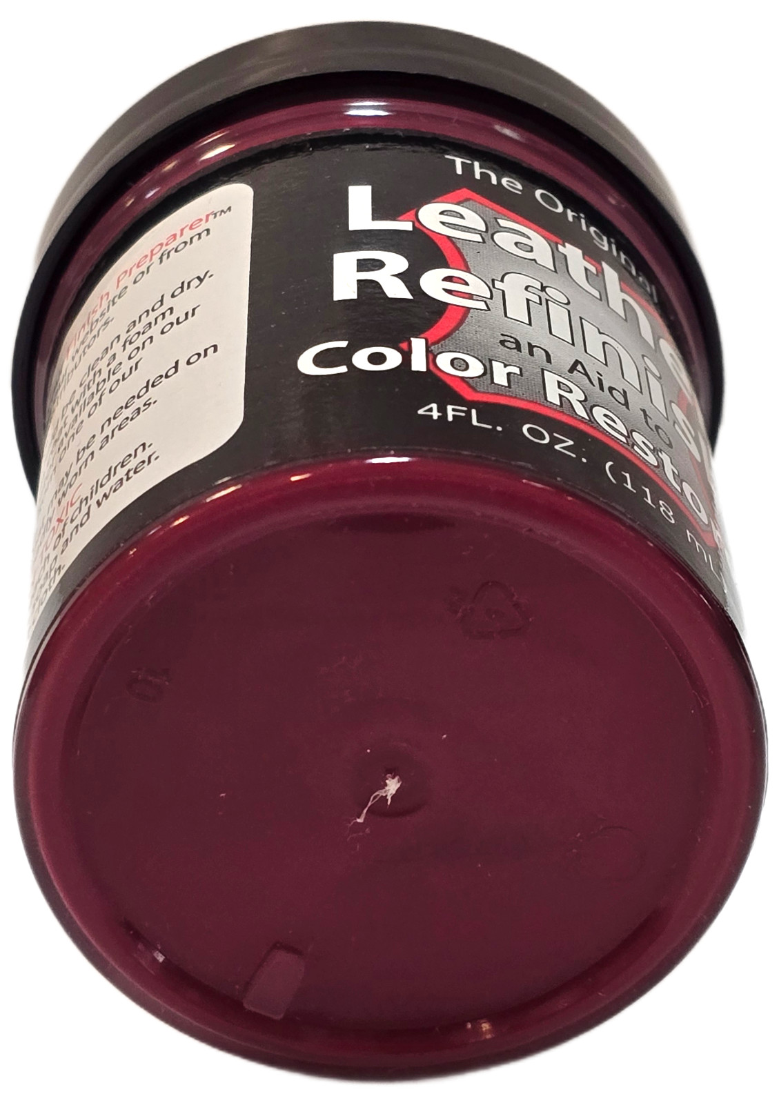 Leather Refinish Sofa Handbag Shoe Color Dye 4.oz Scarlet Leather dye Restore