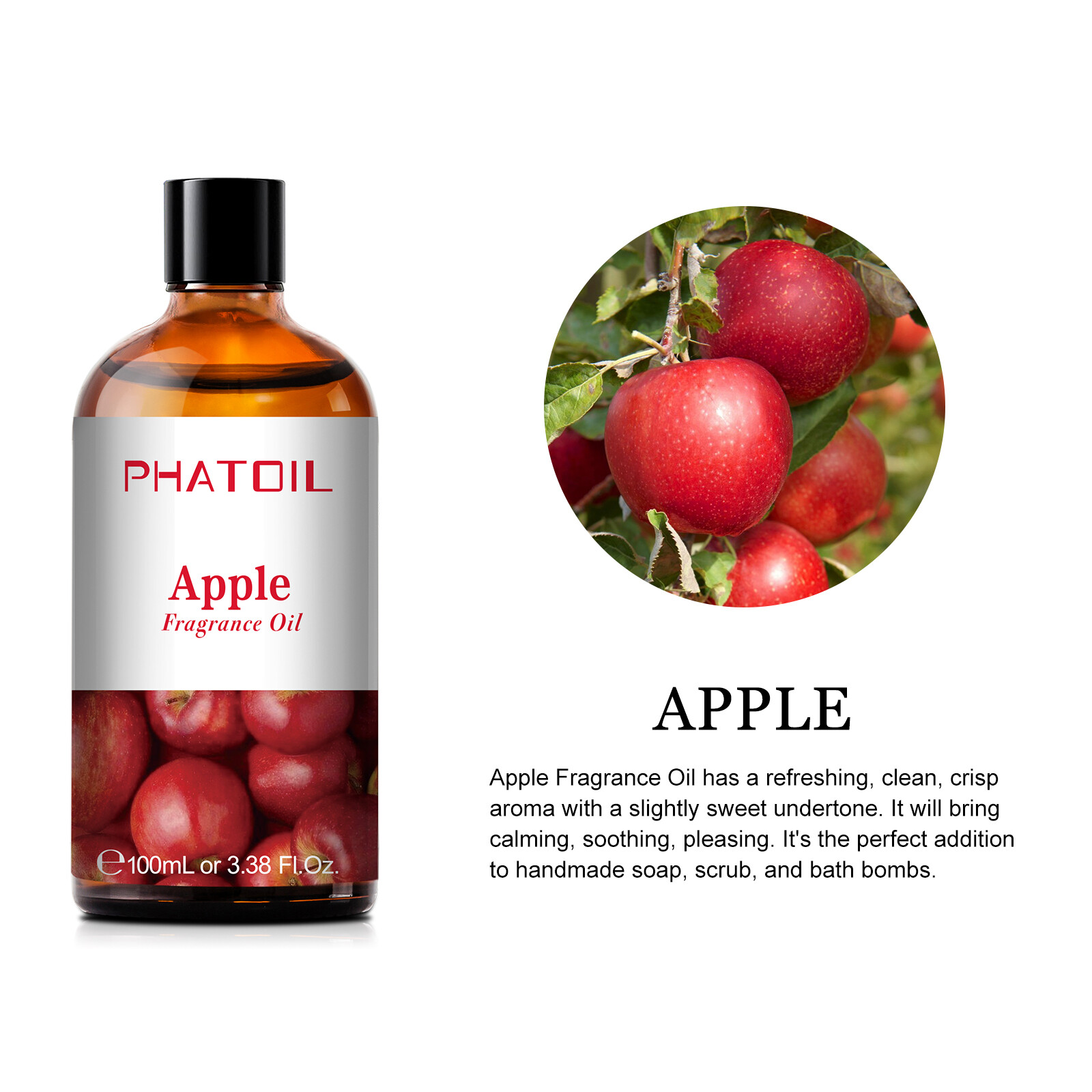 100ML Fruit Fragrance Oils Essential Oils for Diffusers,Soap Candles Making DIY