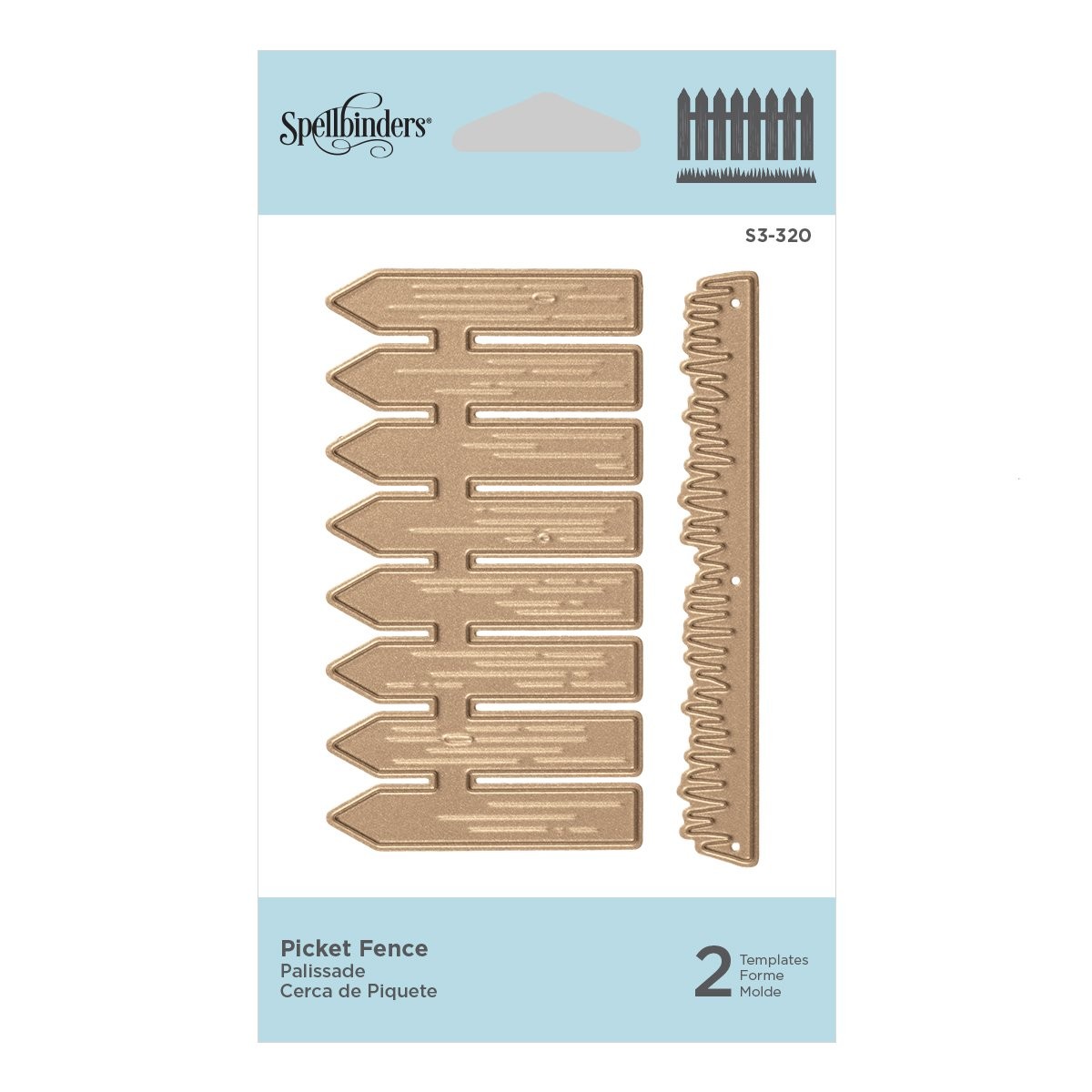 S3-320 Die D-Lites Picket Fence Etched/Wafer Thin
