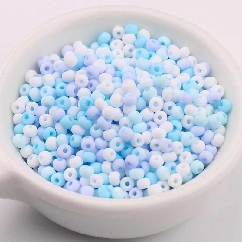 330pcs 3mm Matte Macaroon Seed 8/0 Uniform Round Spacer Bead Jewelry Making NEW