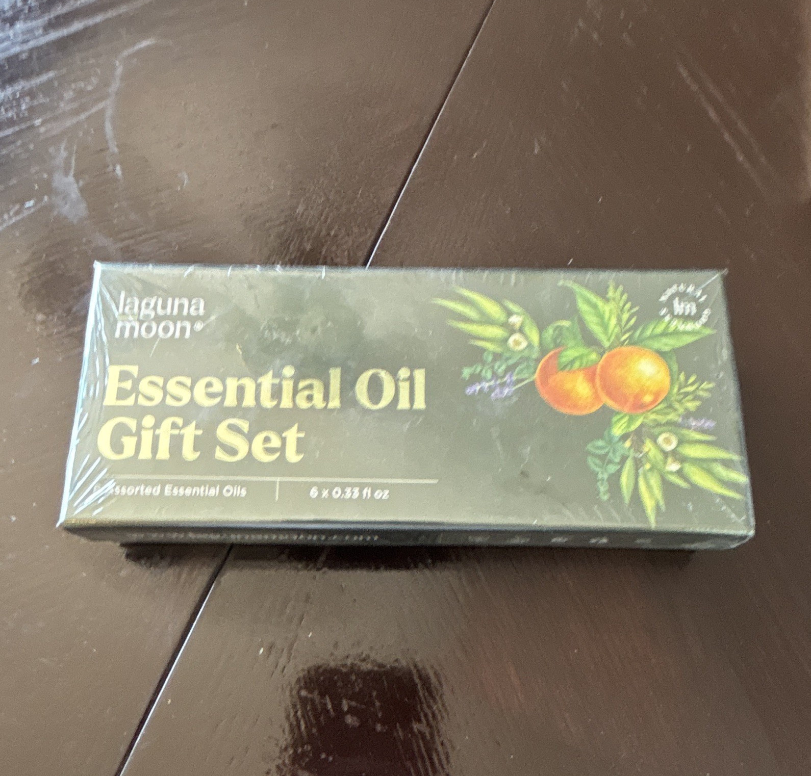 Laguna Moon Essential Oil Gift Set 6 x 0.33 fl oz Orange Lavender Peppermint