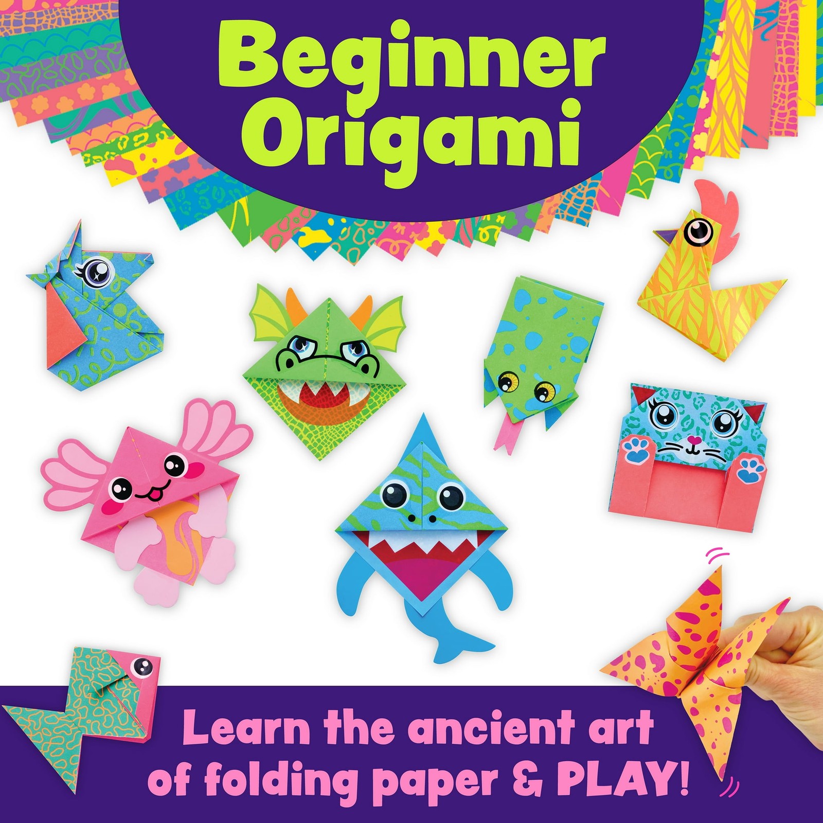 Creativity for Kids Craft: 60 Bright Papers, DIY Arts & Crafts for Kids