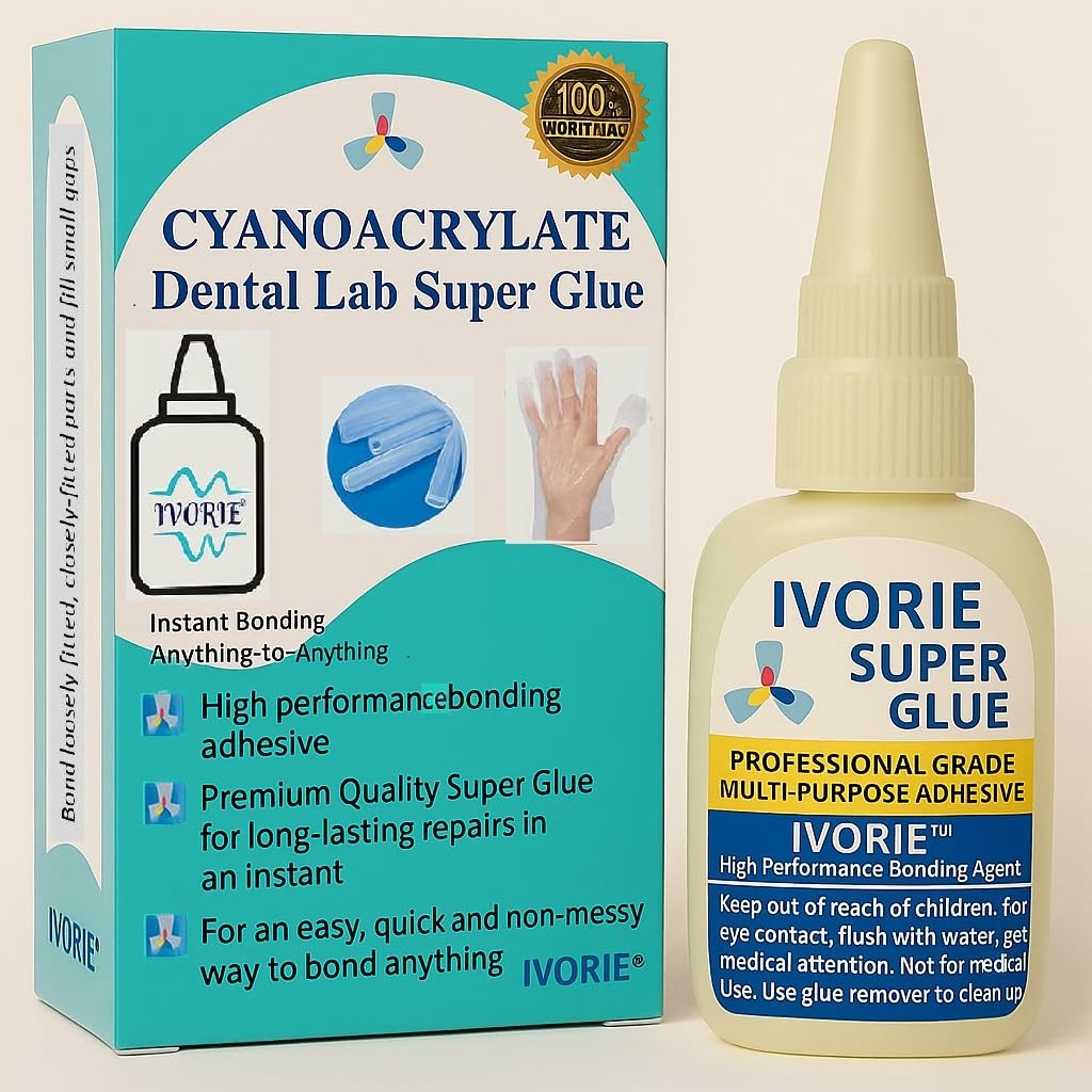 Super Glue Adhesive Instant Bonding Cyanoacrylate Acrylic – Dental Laboratory…