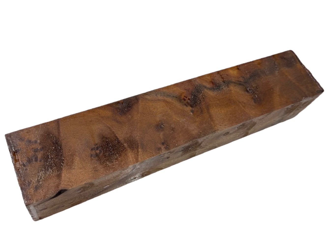 Camphor burl wood turning blank 2-15/16″ x 2-15/16” x 15″ (c36) Dried
