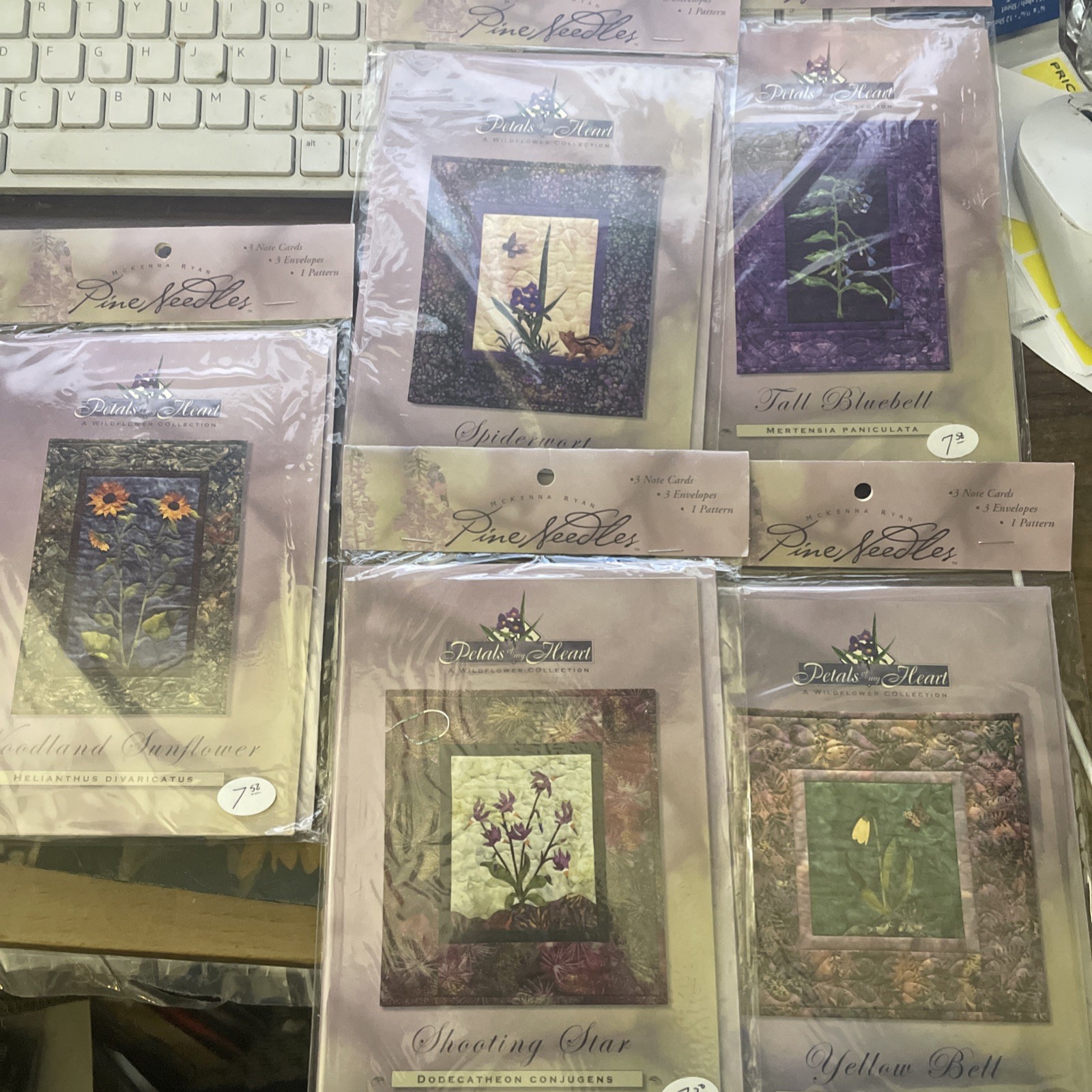 PINE NEEDLES PETALS OF MY HEART LOT QUILT PATTERNS SEALED MCKENNA RYAN