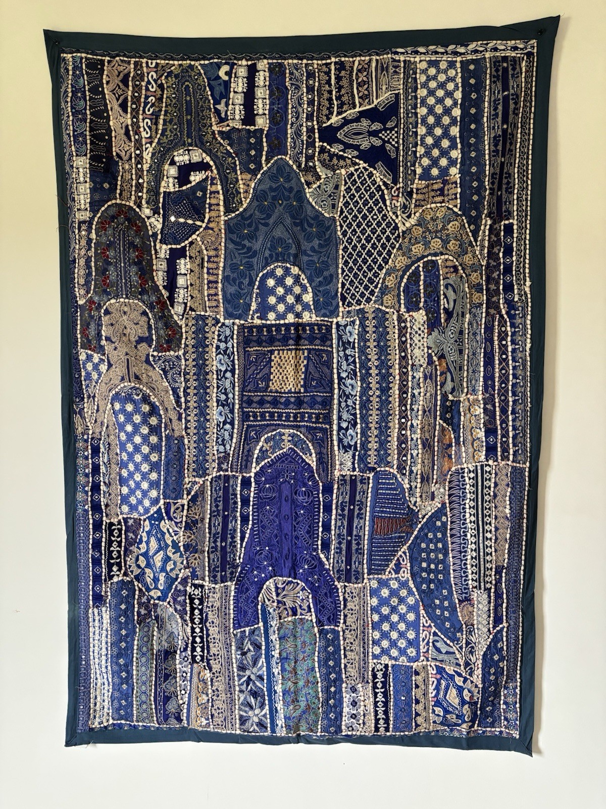 Indian Hand Crafted Embroidered Wall Hanging.