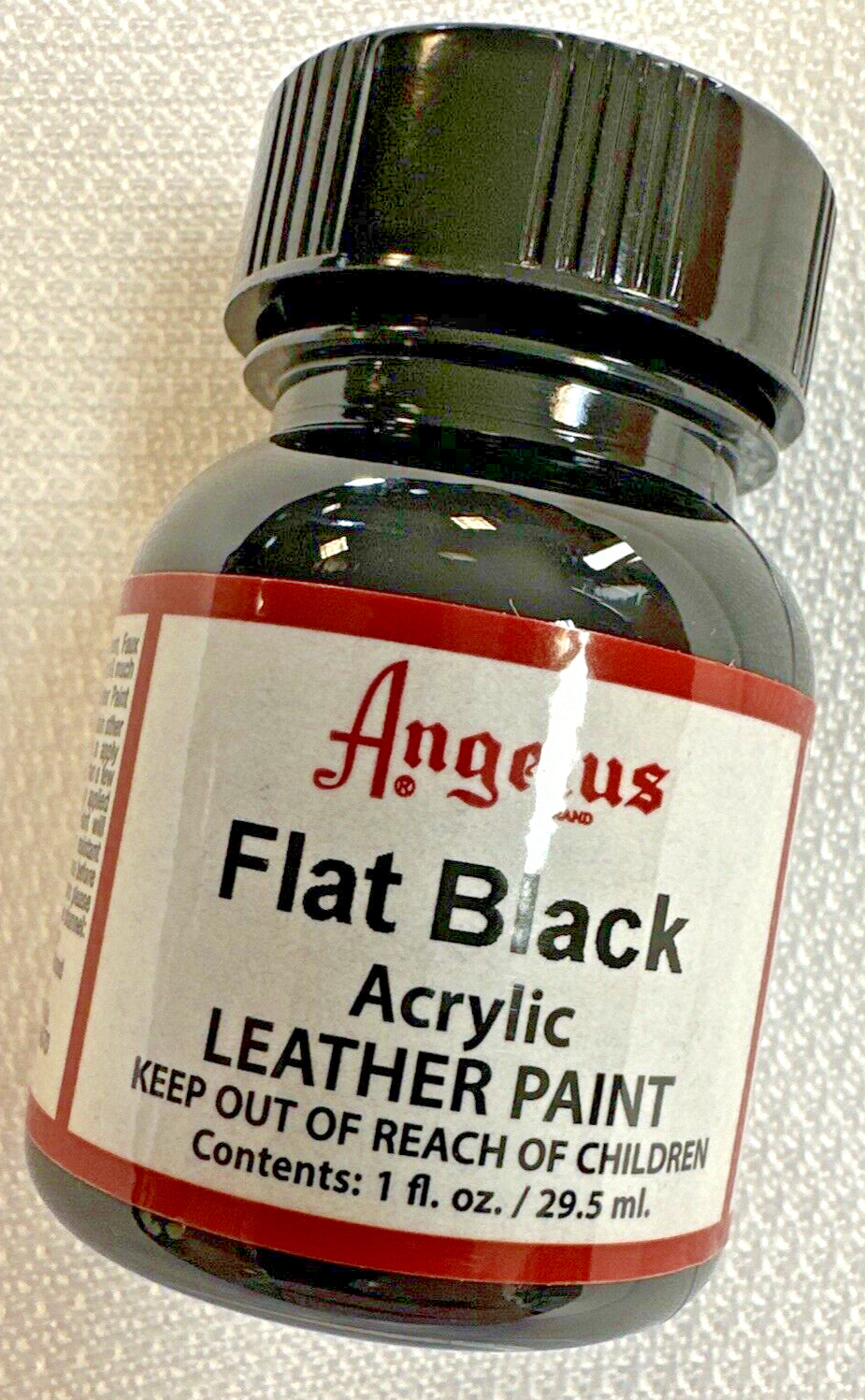 Angelus FLAT BLACK + FLAT WHITE Leather Paint – 1 fl.oz