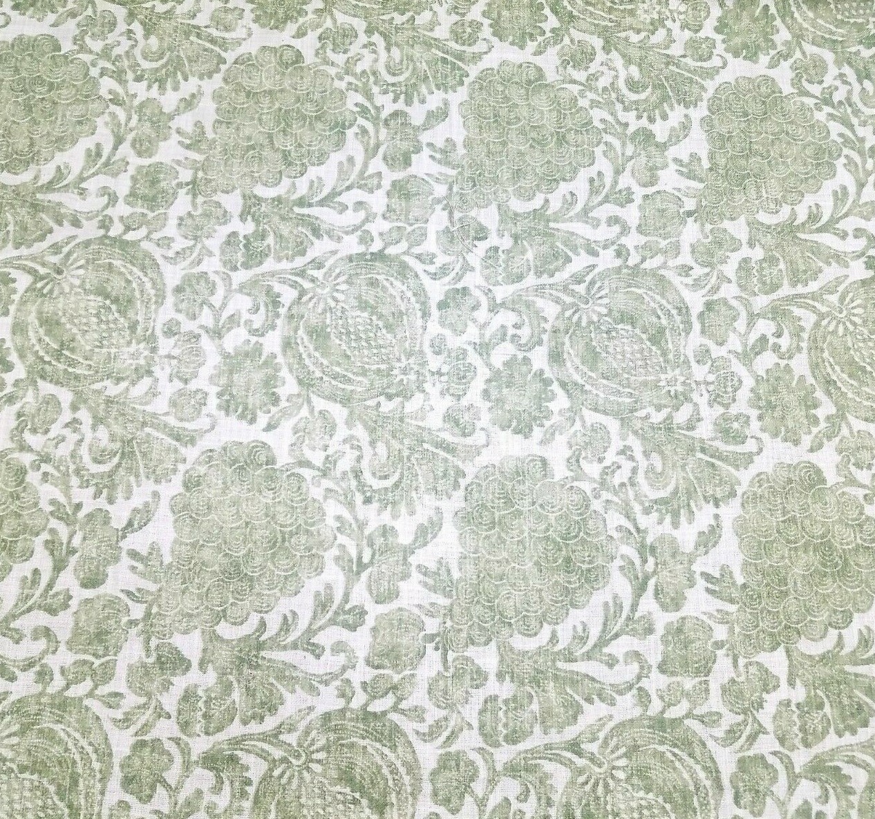 Rissana in Green Tea BTY 54″ Wide P Kaufmann Linen / Rayon Pomegranate