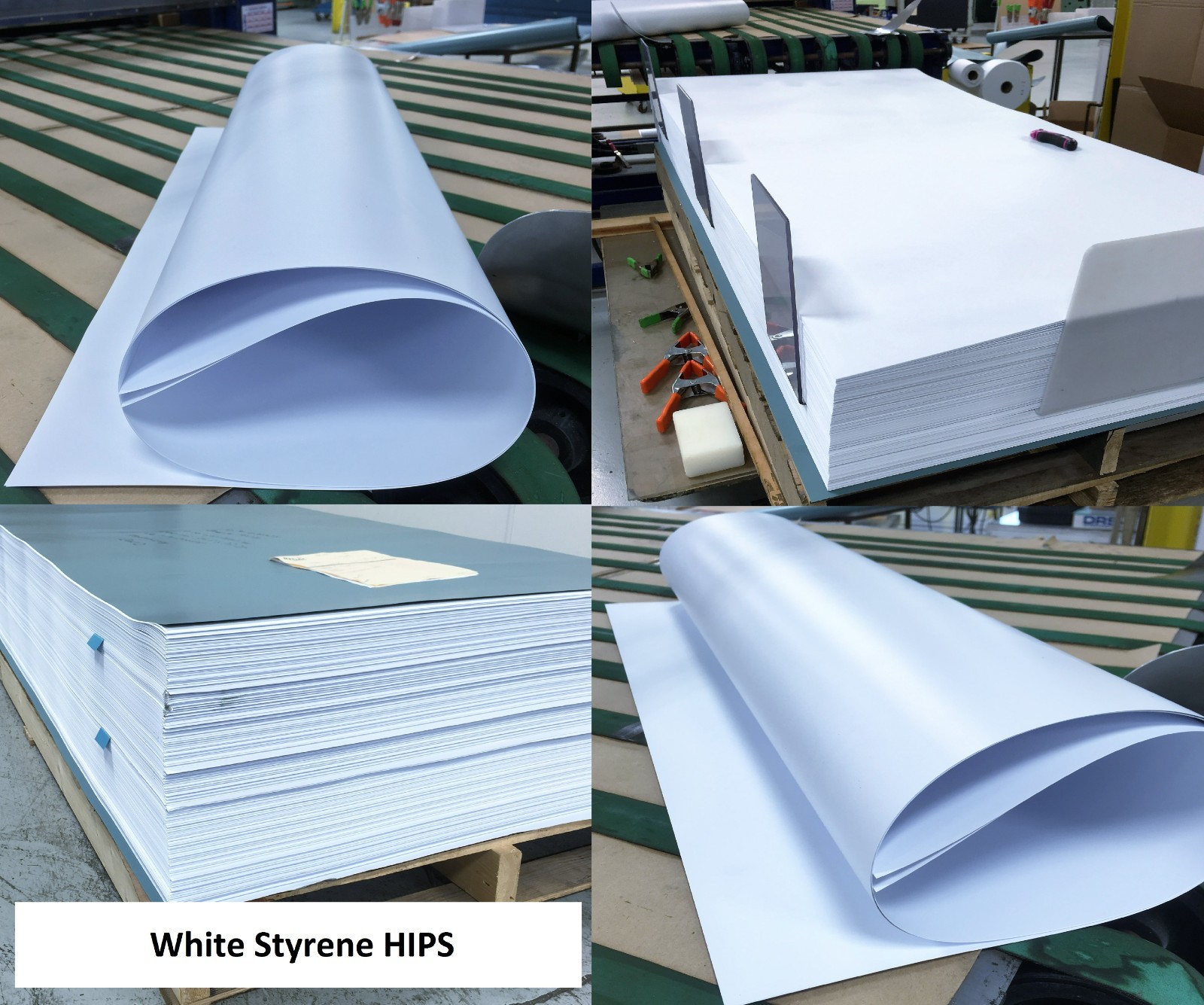 White & Black Poly-Styrene HIPS (20mil, 30mil, 60mil Thick) 48″ x 96″ Sheets