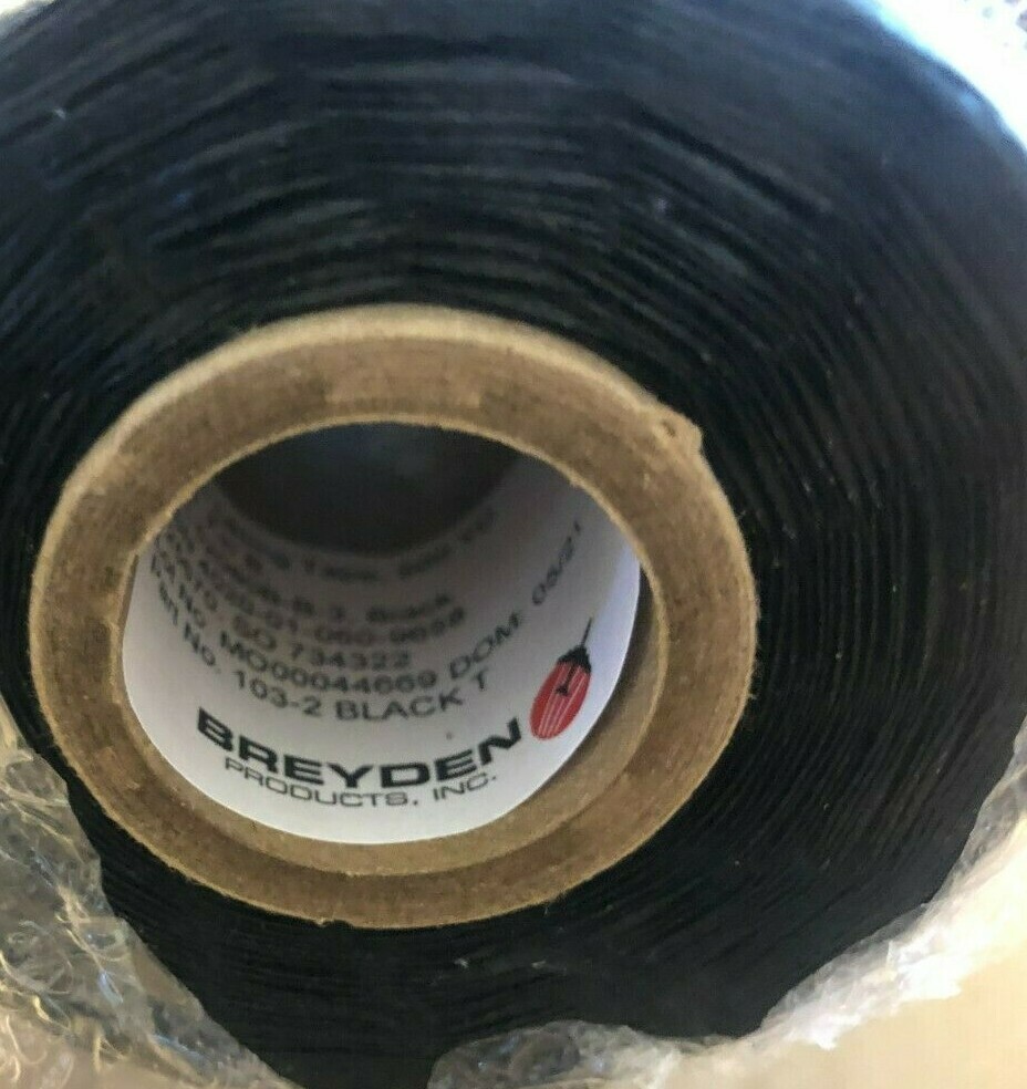 BREYDEN 103-2 BLACK LACING CORD WAXED 600 Yard Roll
