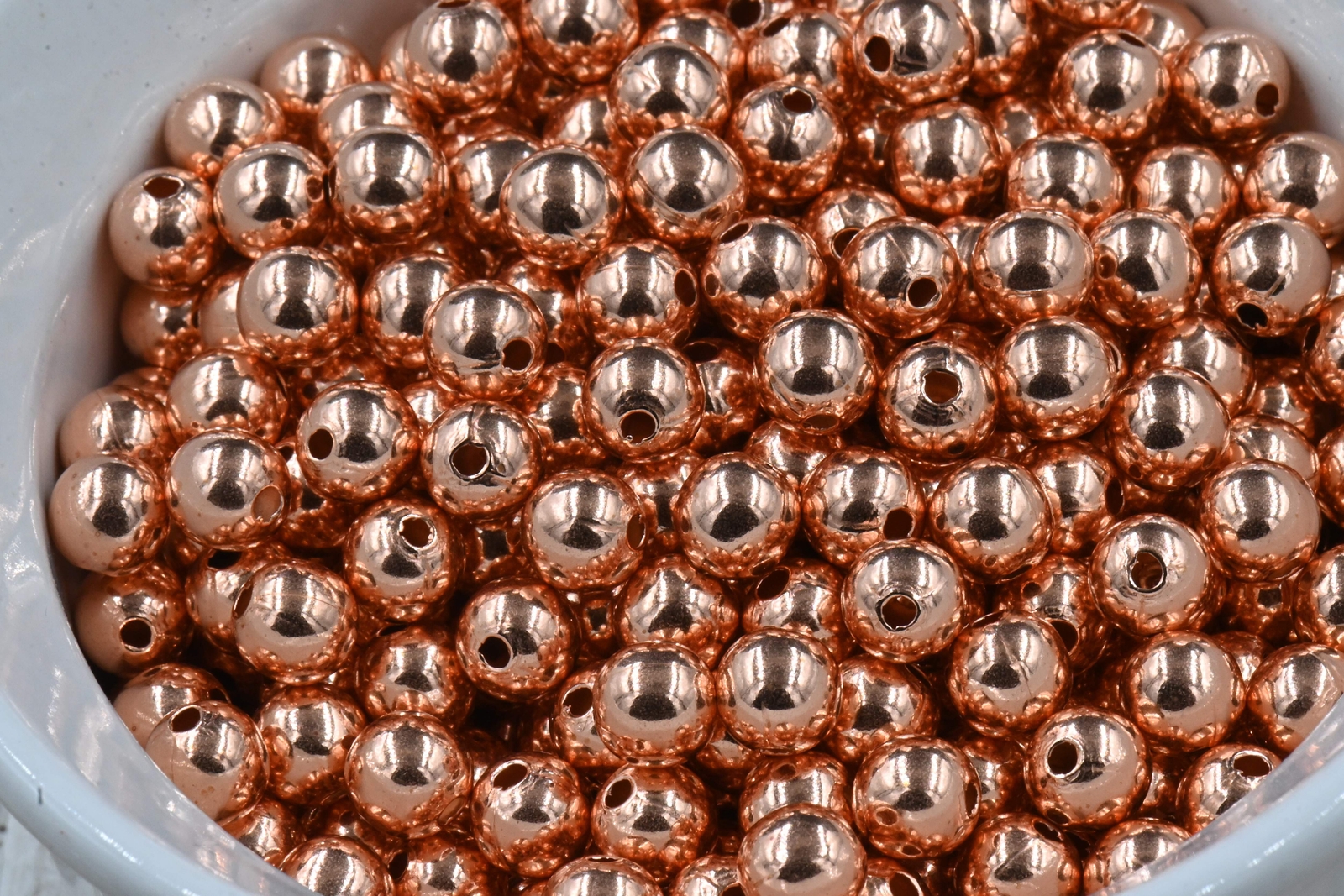 Real Copper Round Beads, 2mm 3mm 4mm 5mm 6mm 8mm 9.5mm