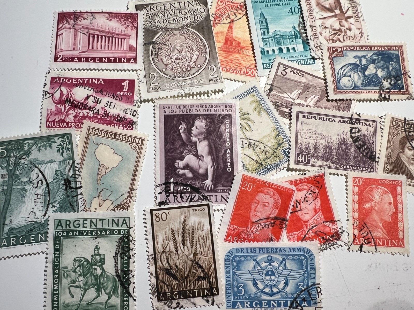 Choose a country! 20 Stamps per country (or as marked), USED or MINT (as marked)