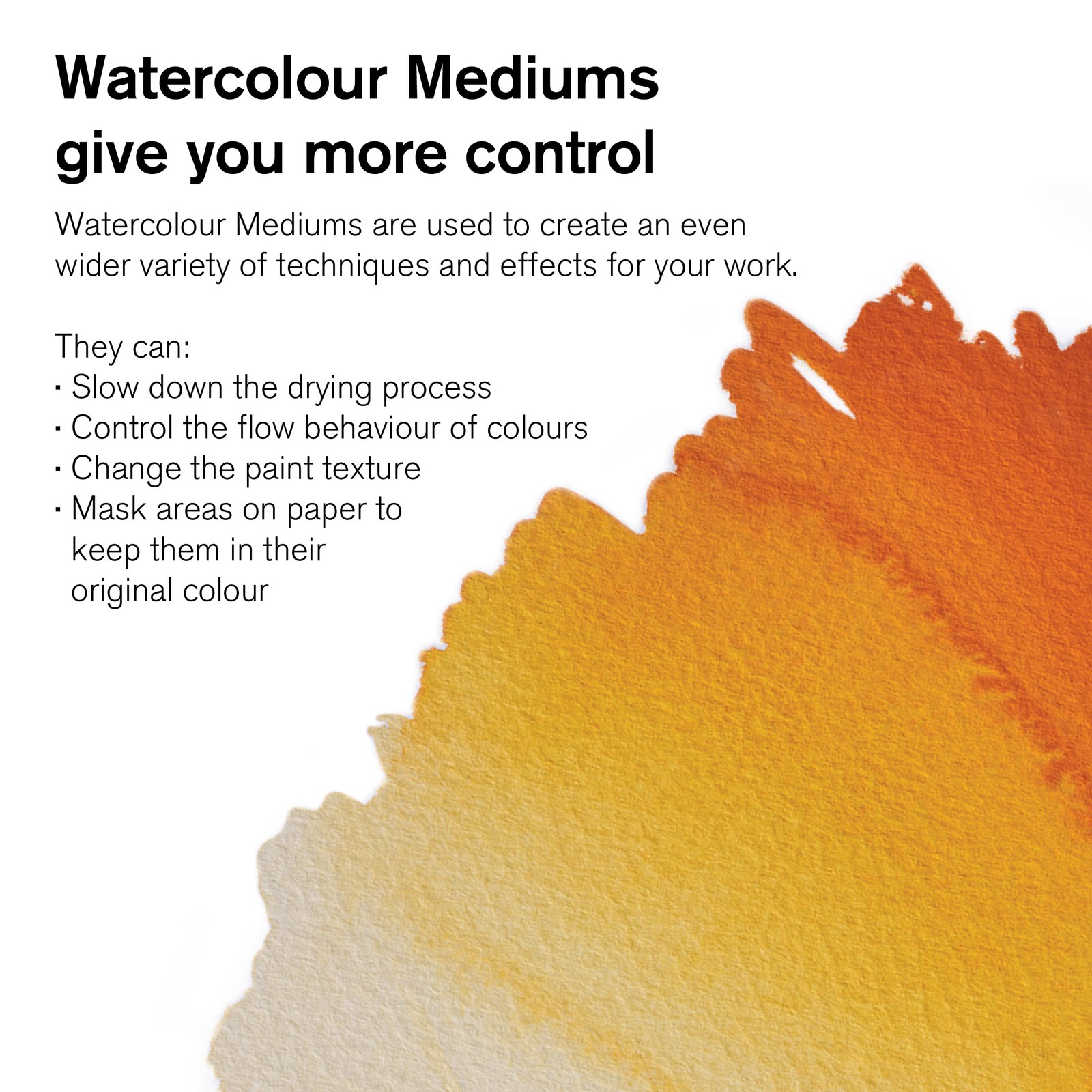Winsor & Newton Watercolor Medium, 2.5 Fl Oz (Pack of 1), texture medium