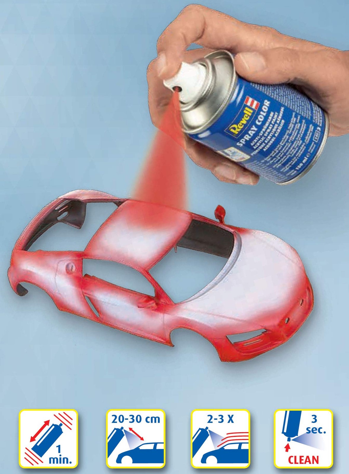 Revell 34101 Clear Gloss Spray Colour Paint 100ml