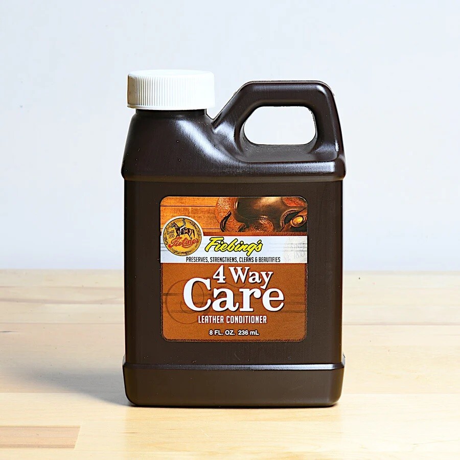 Fiebing’s 4-Way Care Leather Conditioner Cleaner Protector Preservative – 8 oz